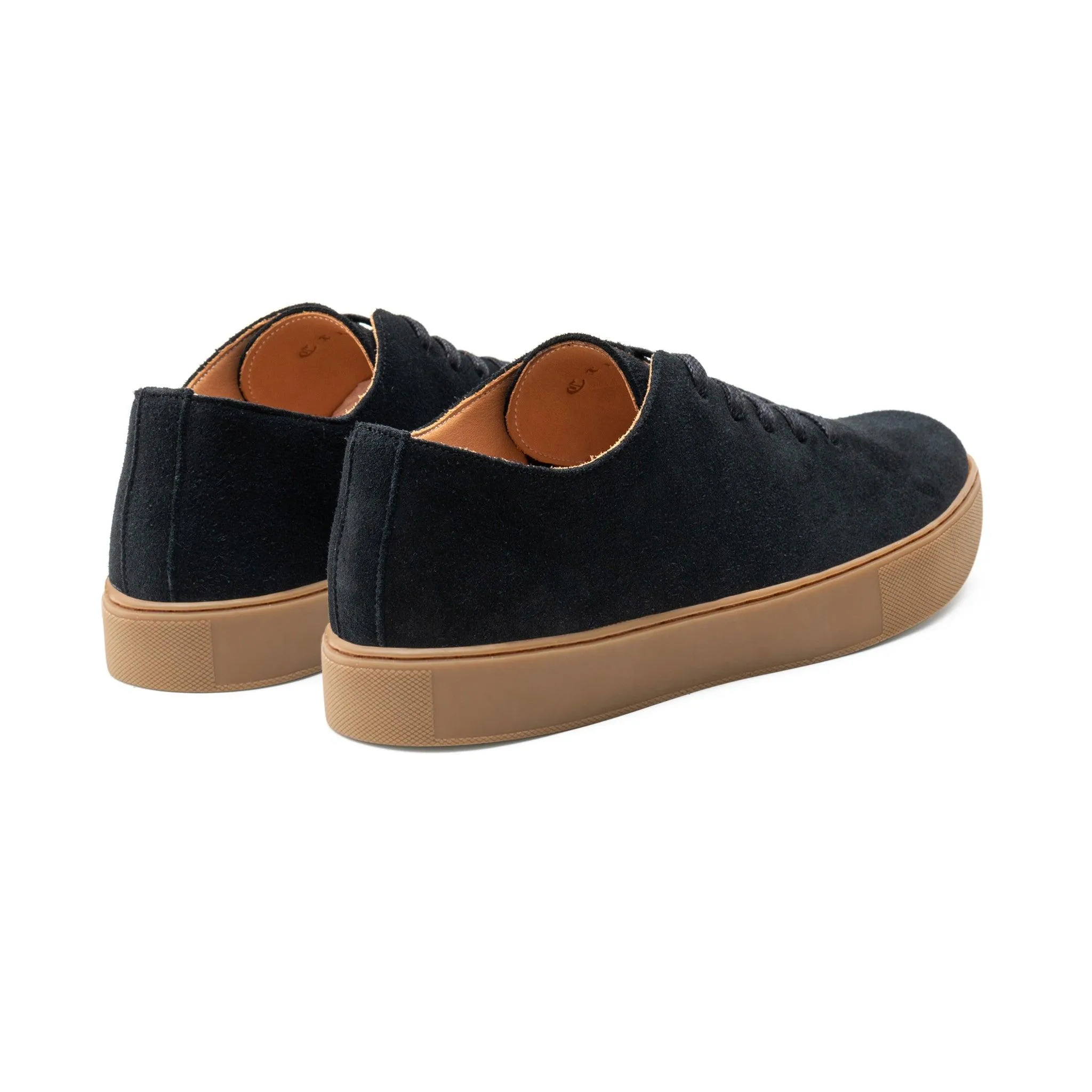 Upton Wholecut TL - Black Janus Calf Suede sold by Crown Northampton product image thumbnail 5