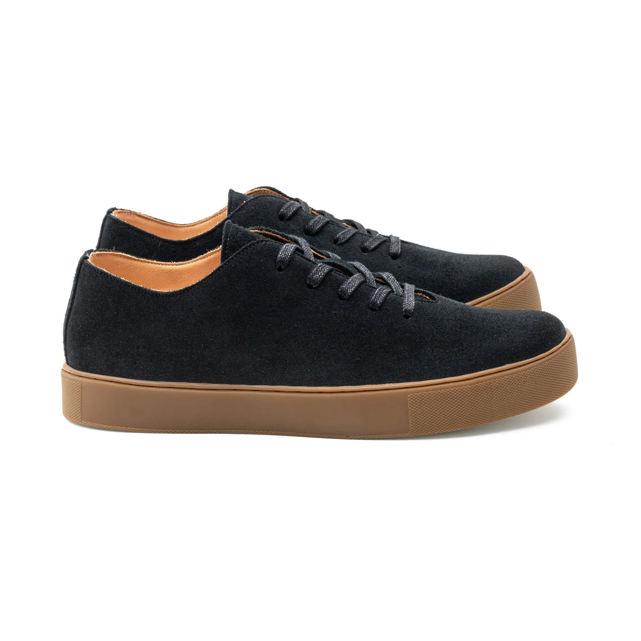 Upton Wholecut TL - Black Janus Calf Suede sold by Crown Northampton