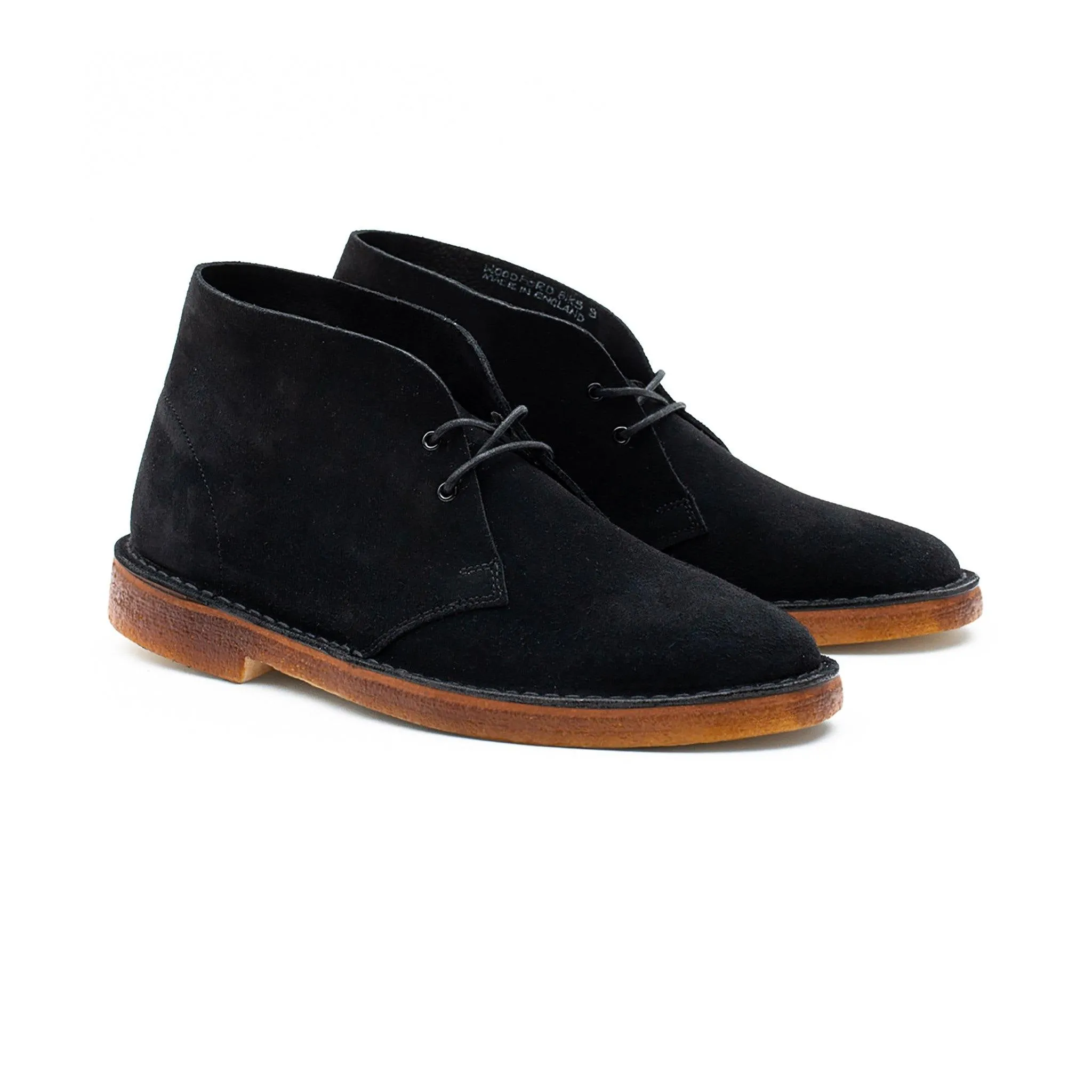 Woodford Desert Boot - Black Janus Calf Suede sold by Crown Northampton product image thumbnail 2