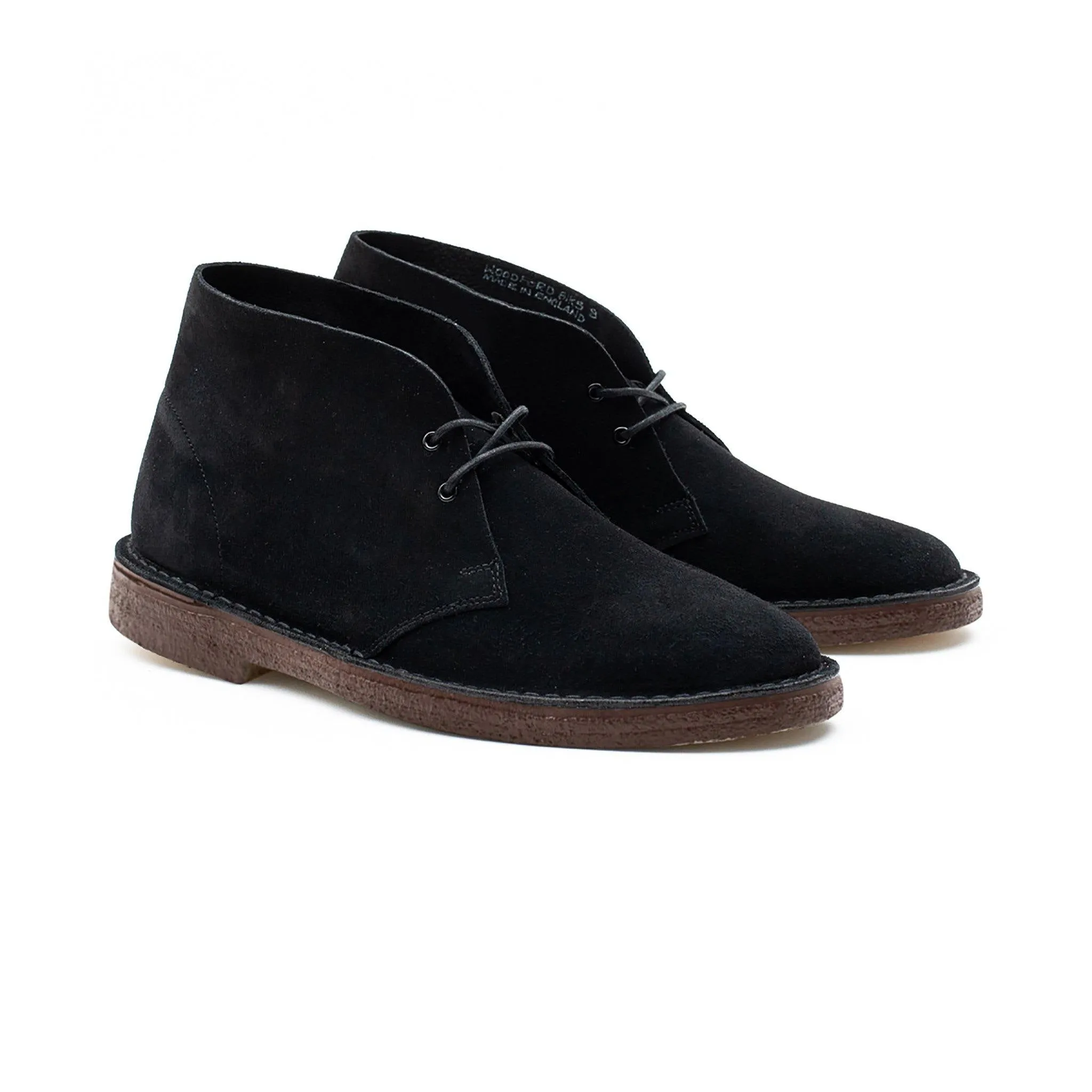 Woodford Desert Boot - Black Janus Calf Suede sold by Crown Northampton product image thumbnail 4