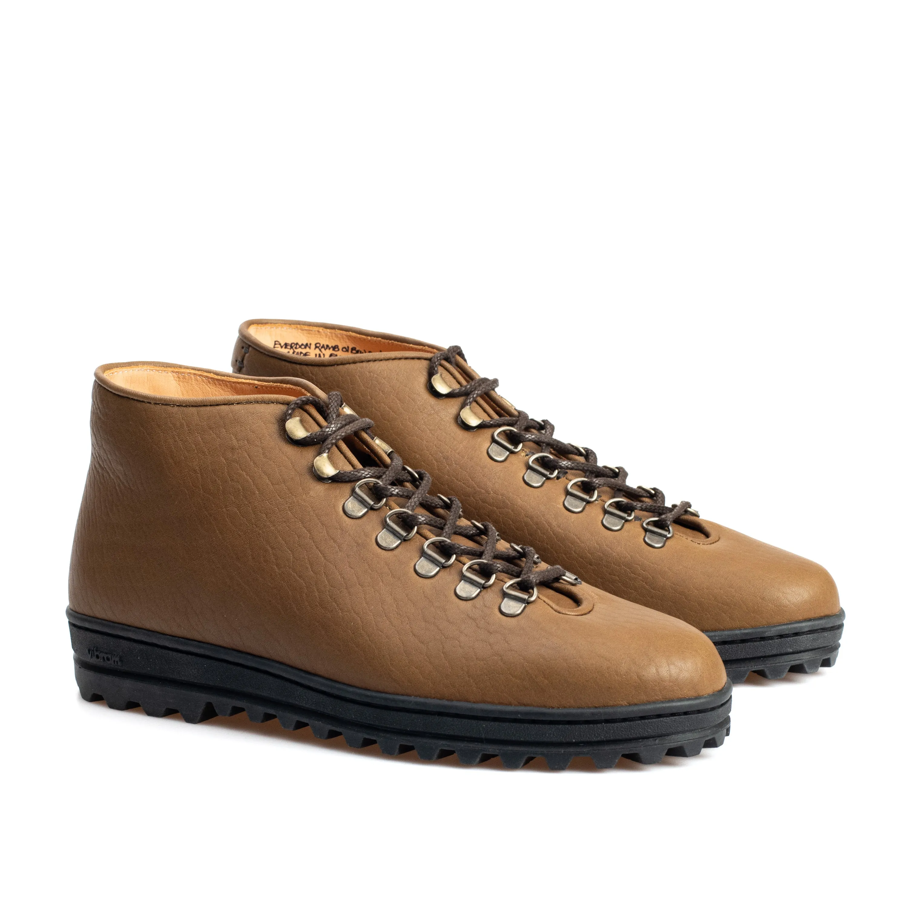 Everdon 'Rambler' Wholecut Mid - Olive Oil Tan Horween Buffalo sold by Crown Northampton product image thumbnail 2