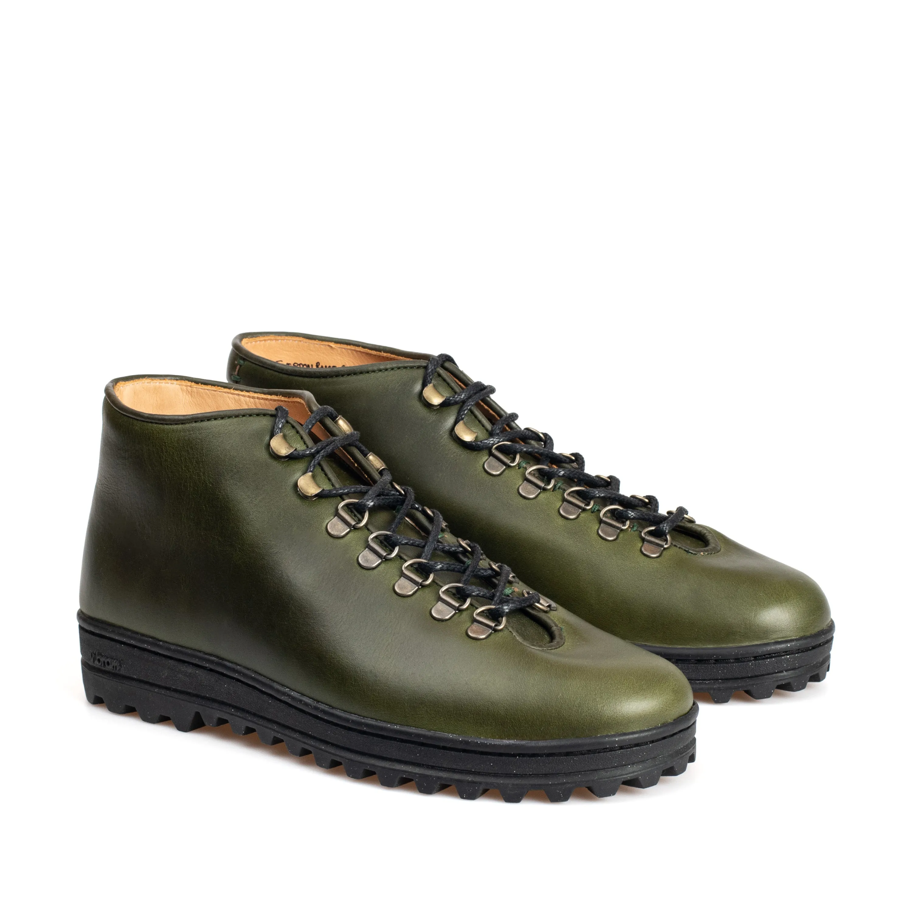 Everdon 'Rambler' Wholecut Mid - Horween Forest Green Chromexcel sold by Crown Northampton product image thumbnail 2
