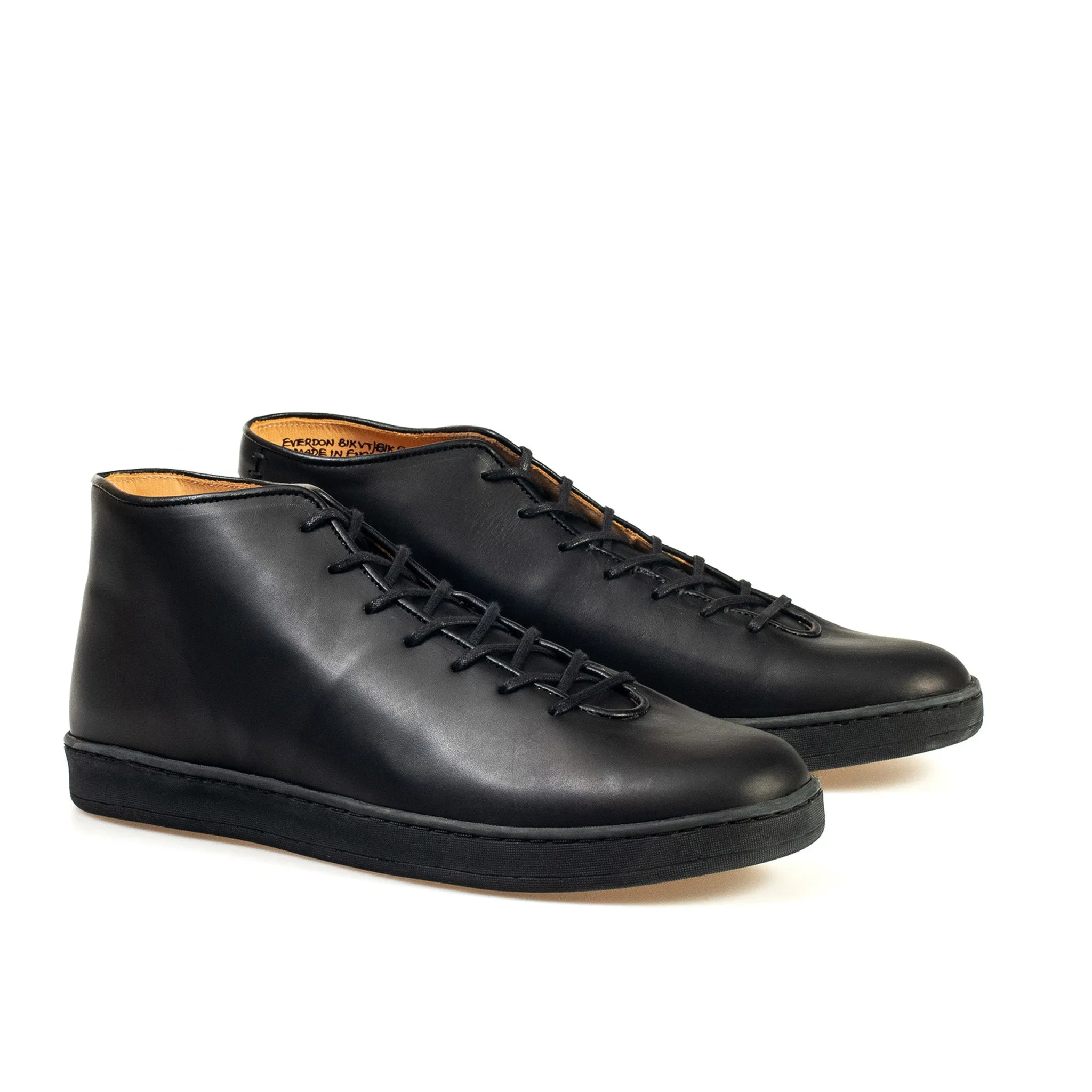 Everdon Wholecut Mid - Black Veg Tan Calf sold by Crown Northampton product image thumbnail 5