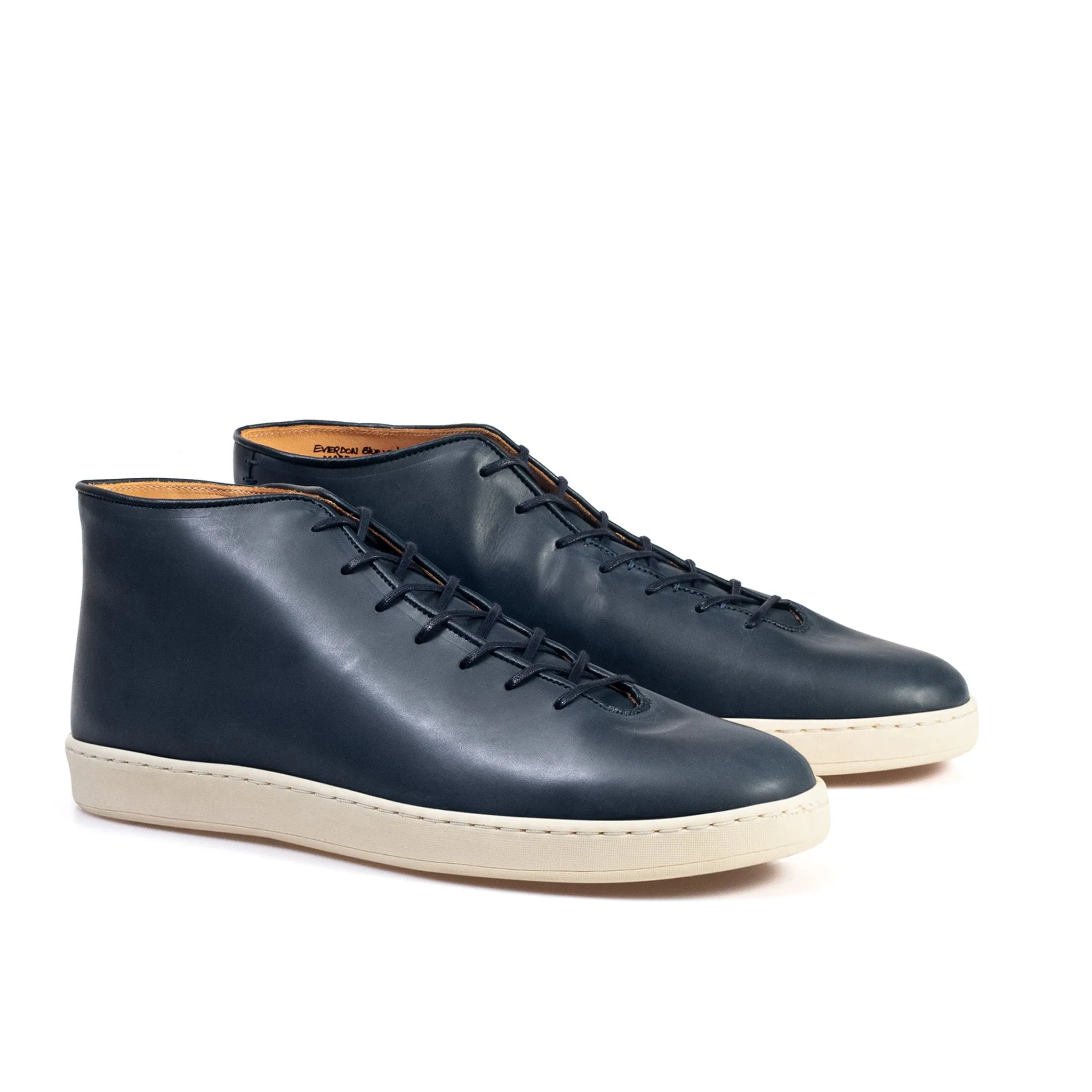 Everdon Wholecut Mid - Navy Veg Tan Calf sold by Crown Northampton product image thumbnail 4