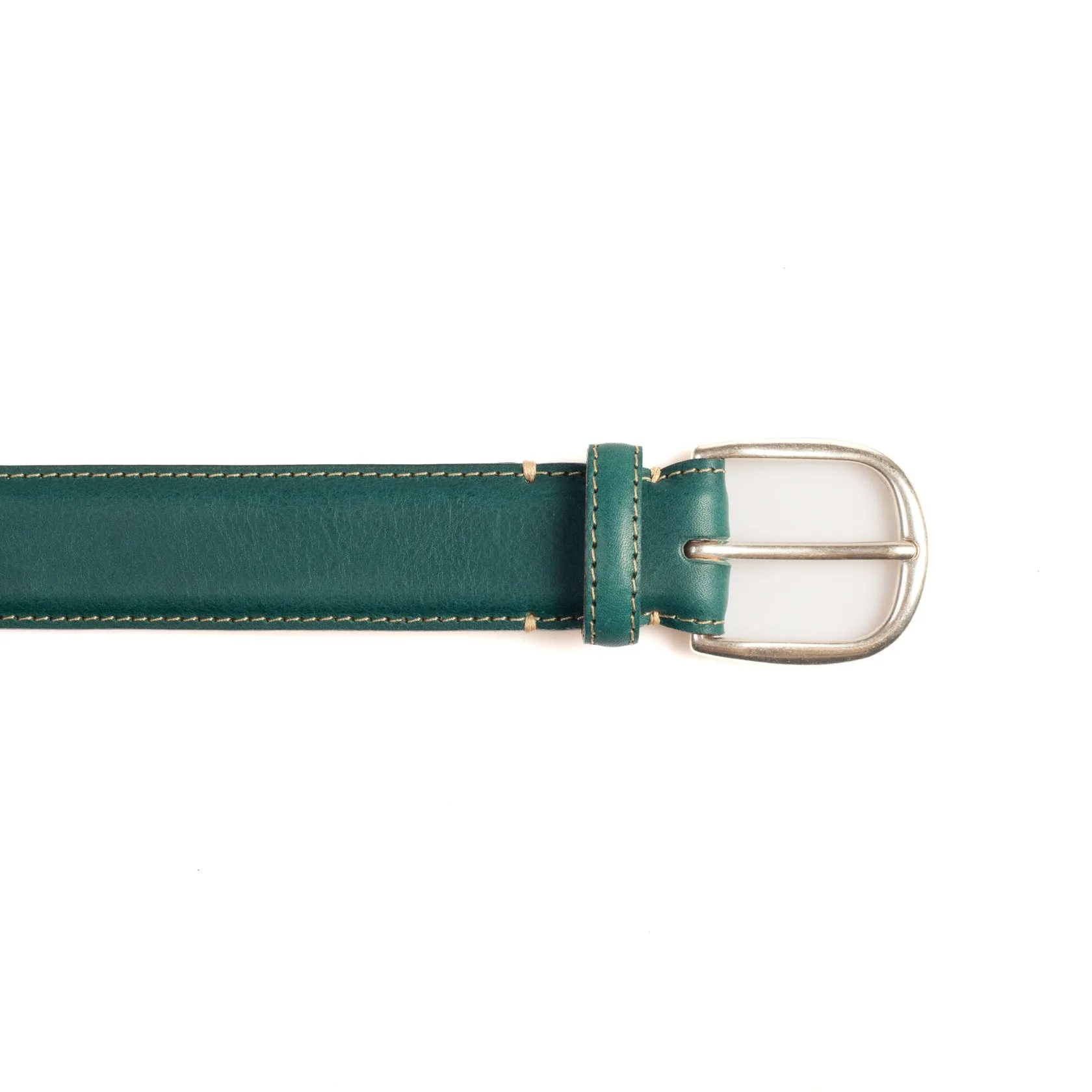 Feather Edge Belt - Teal Badalassi Minerva Box sold by Crown Northampton product image thumbnail 2