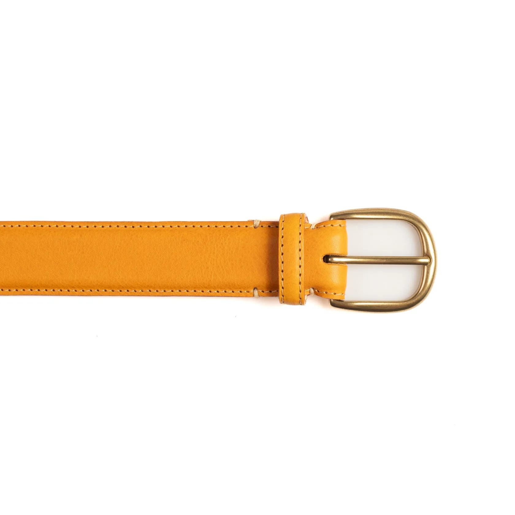 Feather Edge Belt - Mustard Badalassi Minerva Box sold by Crown Northampton product image thumbnail 2