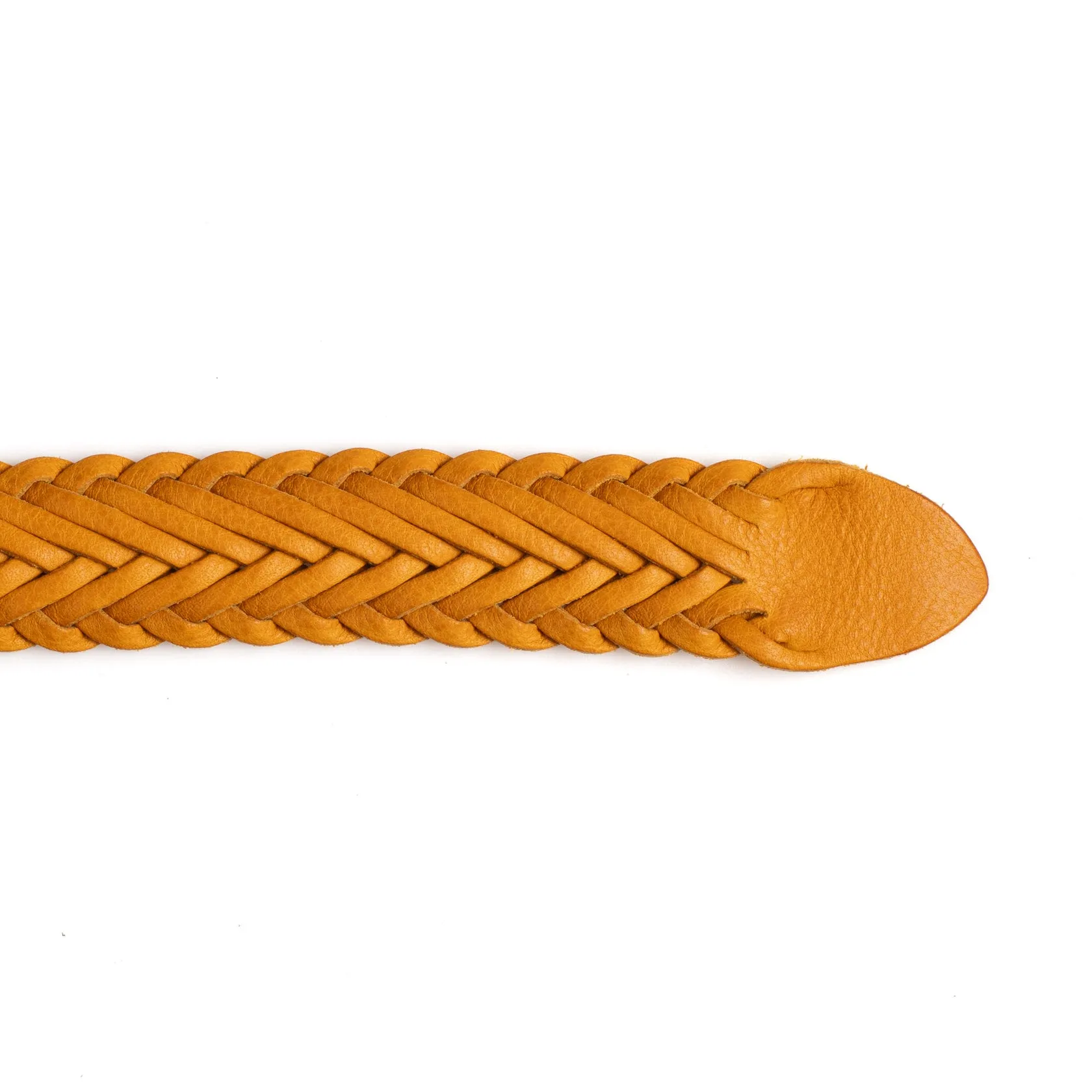Plaited Belt - Mustard Badalassi Minerva Box sold by Crown Northampton product image thumbnail 2