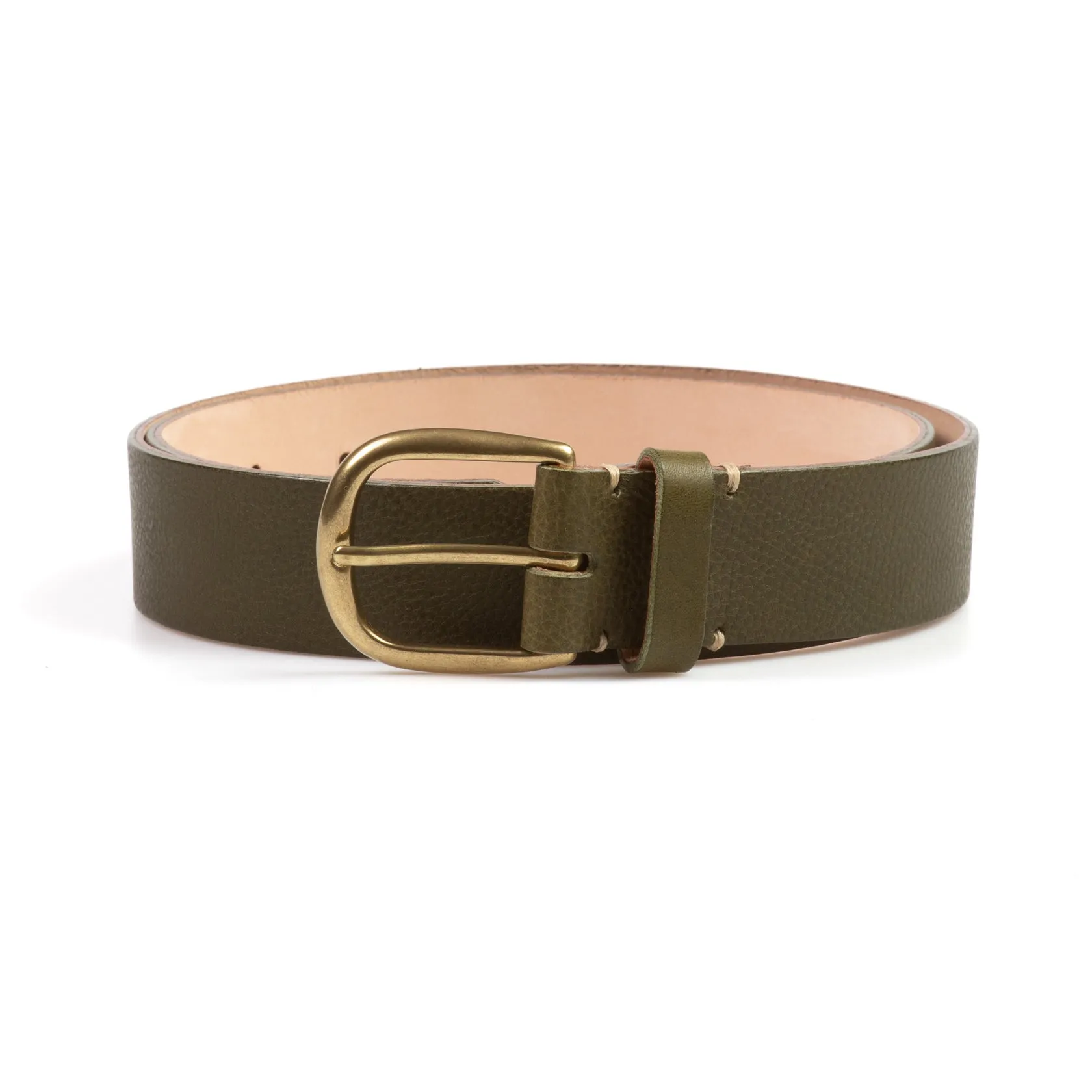 Lined Belt - Olive Badalassi Minerva Box sold by Crown Northampton