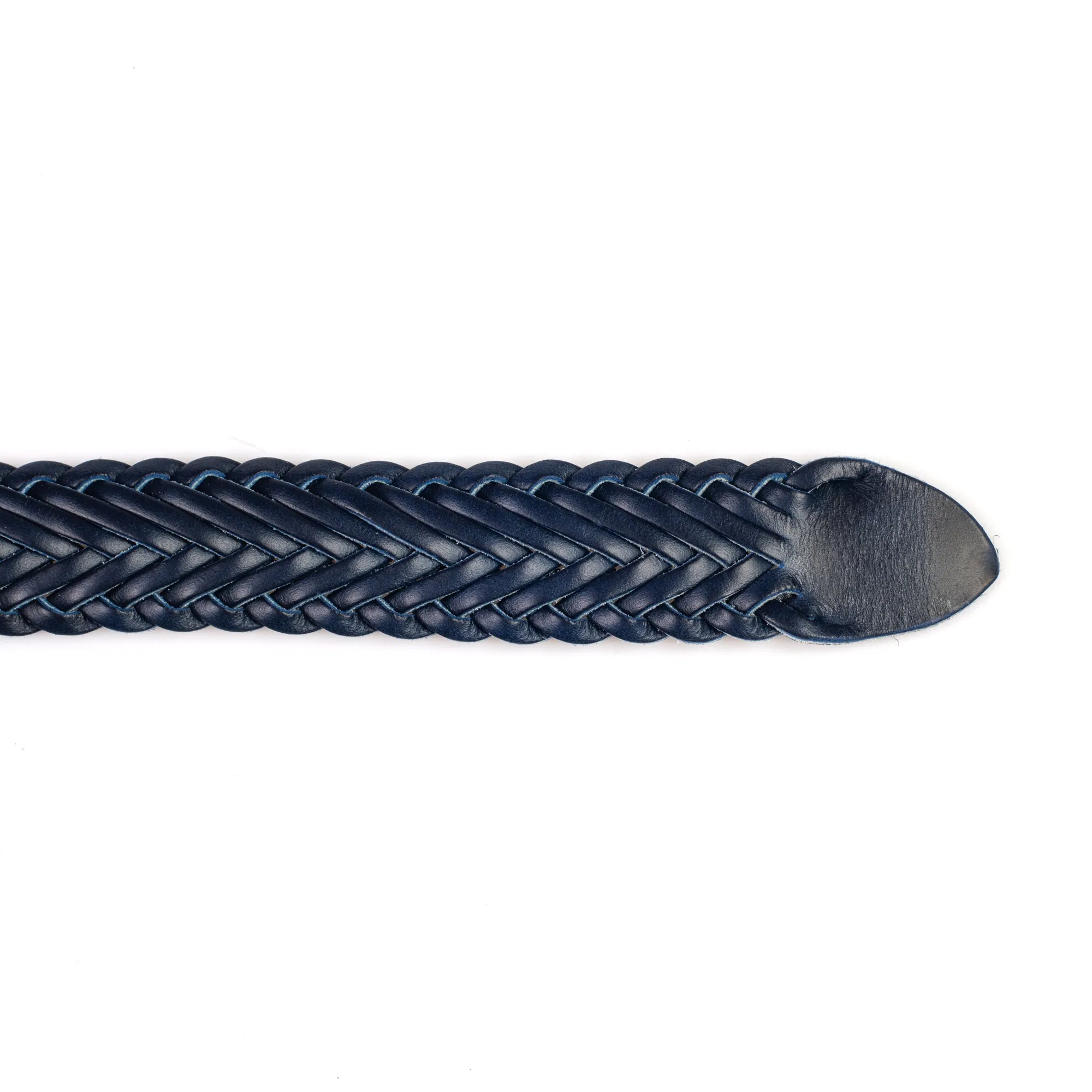 Horween Ink Cavalier Leather Belt - Plaited sold by Crown Northampton product image thumbnail 3