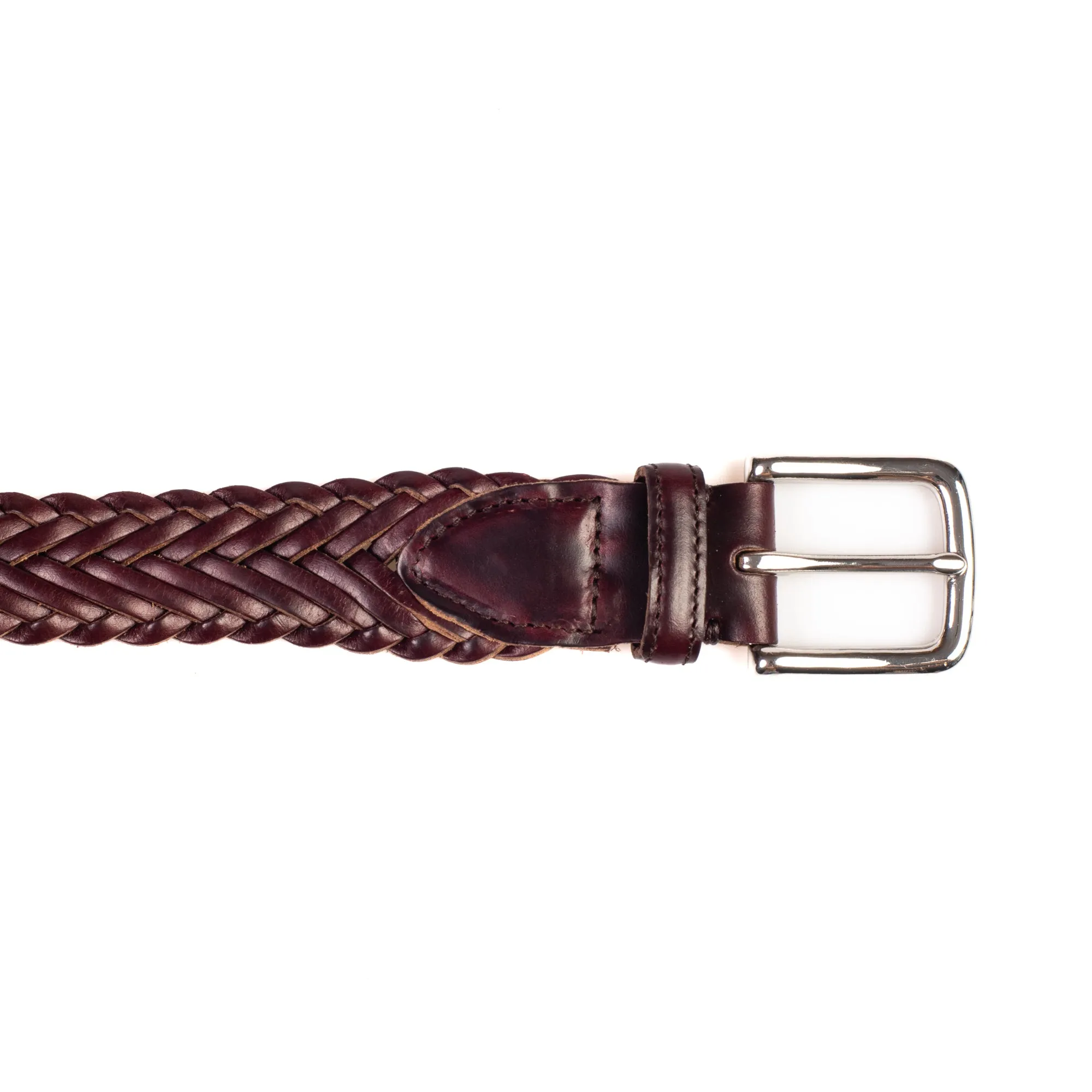 Horween No 8 Chromexcel Leather Belt - Plaited sold by Crown Northampton product image thumbnail 2