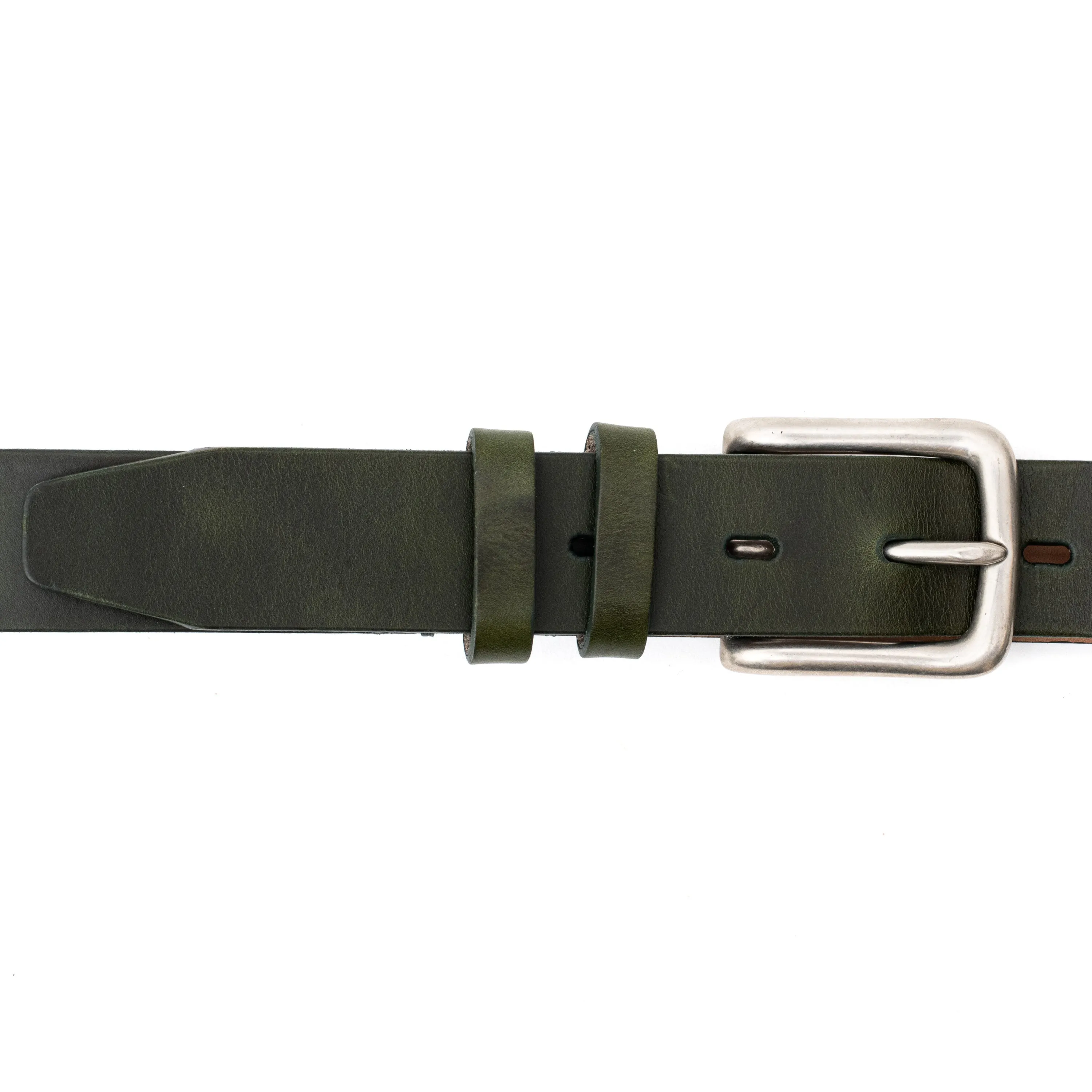 Horween Forest Green Chromexcel Leather Belt sold by Crown Northampton product image thumbnail 3