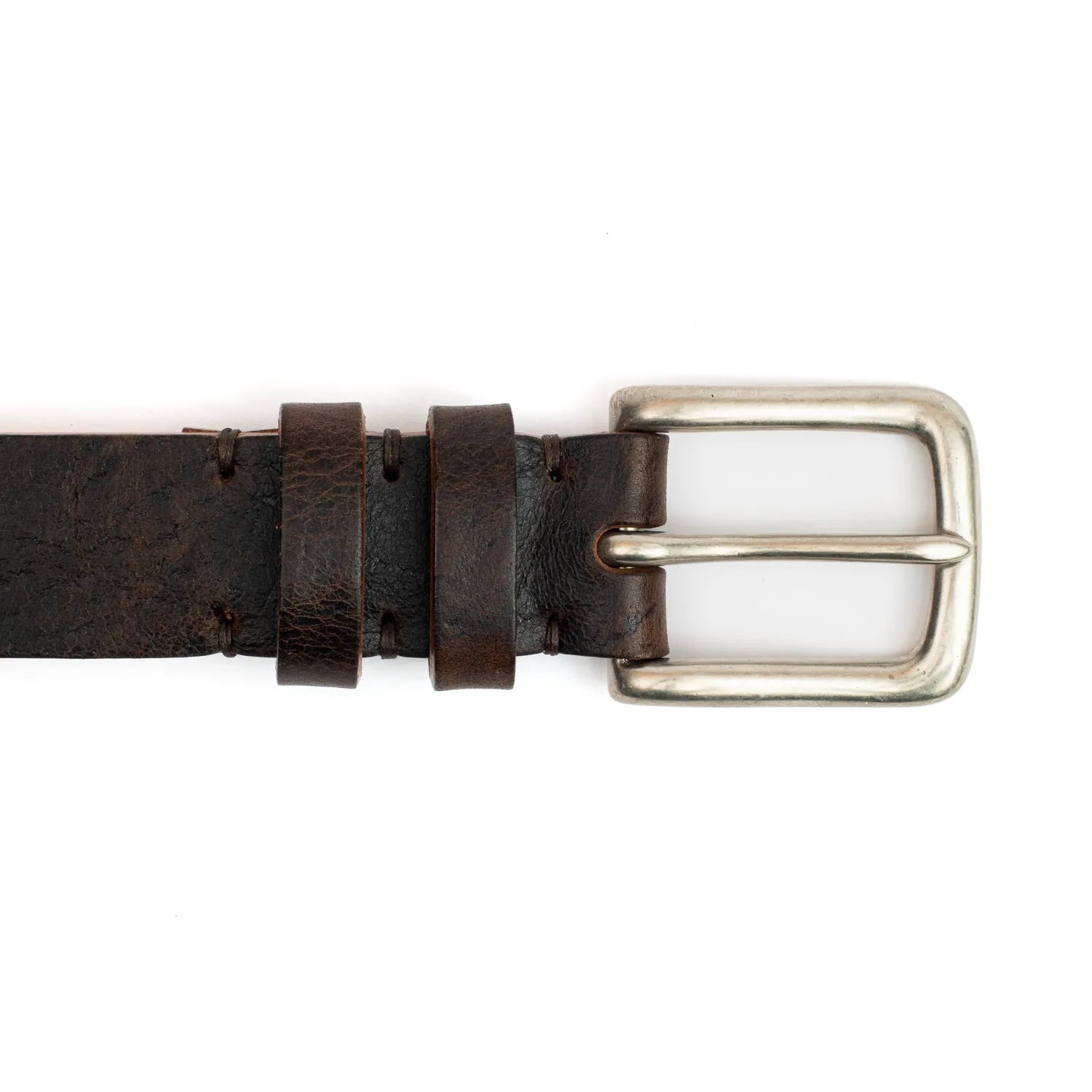C.F. Stead Naked Kudu Snuff Leather Belt sold by Crown Northampton product image thumbnail 3