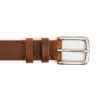 C.F. Stead Naked Kudu Nutmeg Leather Belt sold by Crown Northampton