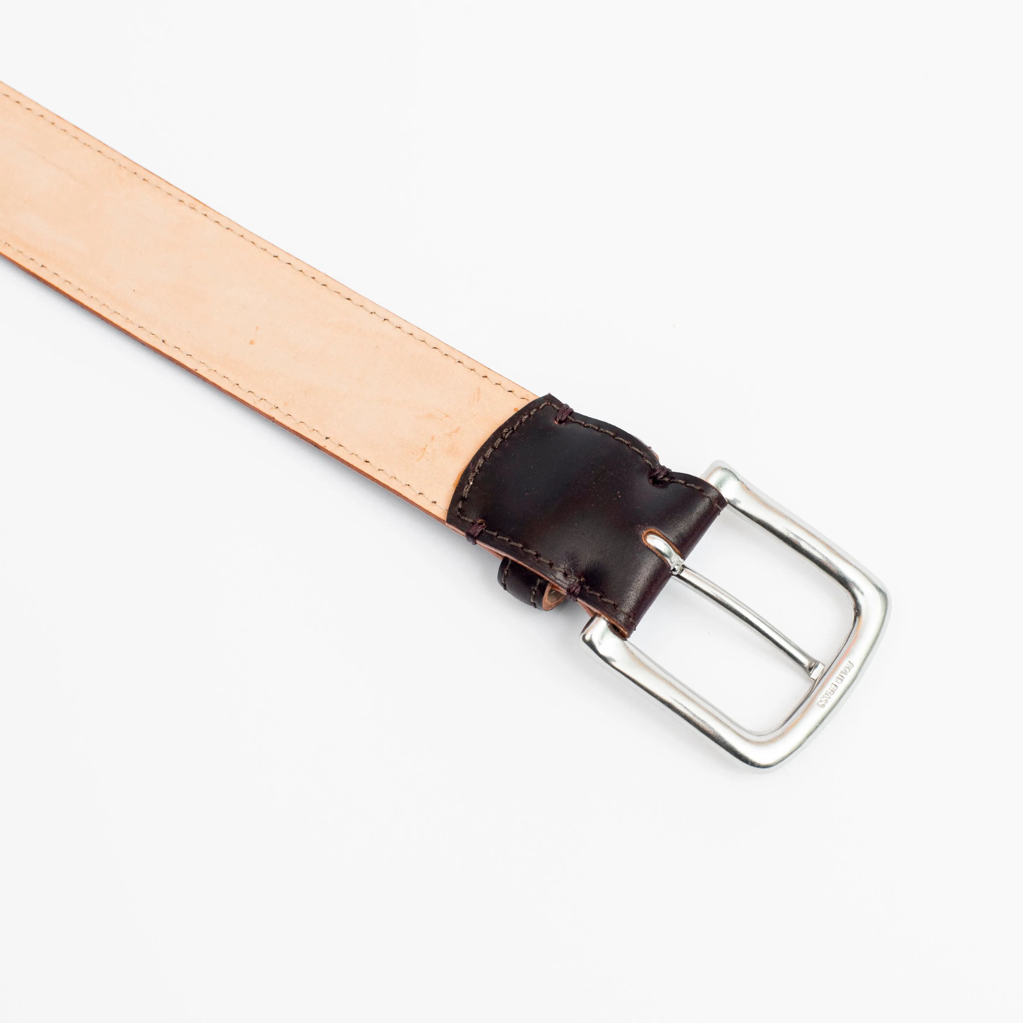 Horween No 8 Shell Cordovan Leather Belt sold by Crown Northampton product image thumbnail 3