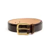 Horween No 8 Shell Cordovan Leather Belt sold by Crown Northampton