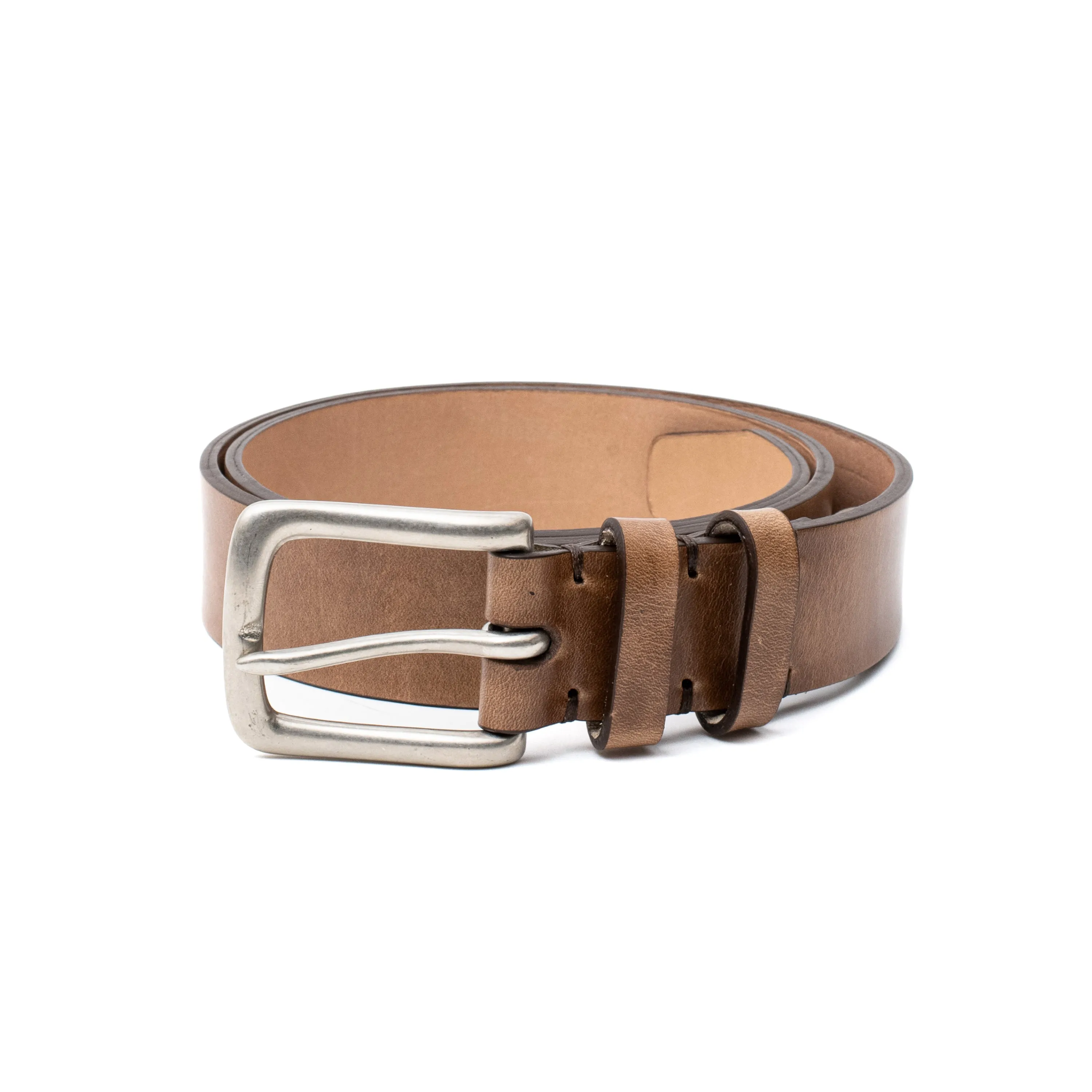 Horween Natural Chromexcel Leather Belt sold by Crown Northampton