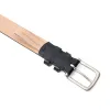 Horween Black Chromexcel Leather Belt sold by Crown Northampton