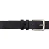 Horween Black Chromexcel Leather Belt sold by Crown Northampton