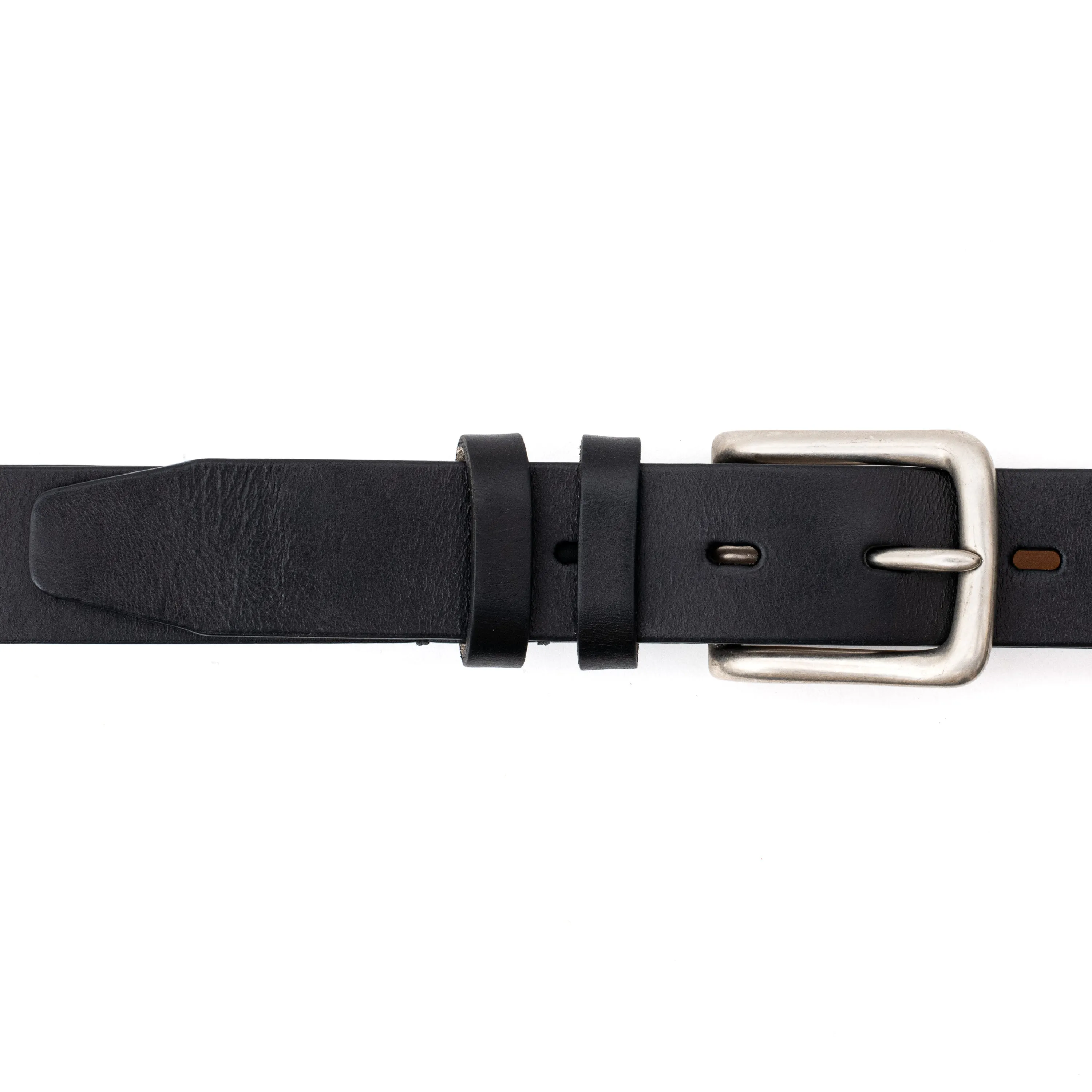 Horween Black Chromexcel Leather Belt sold by Crown Northampton product image thumbnail 3