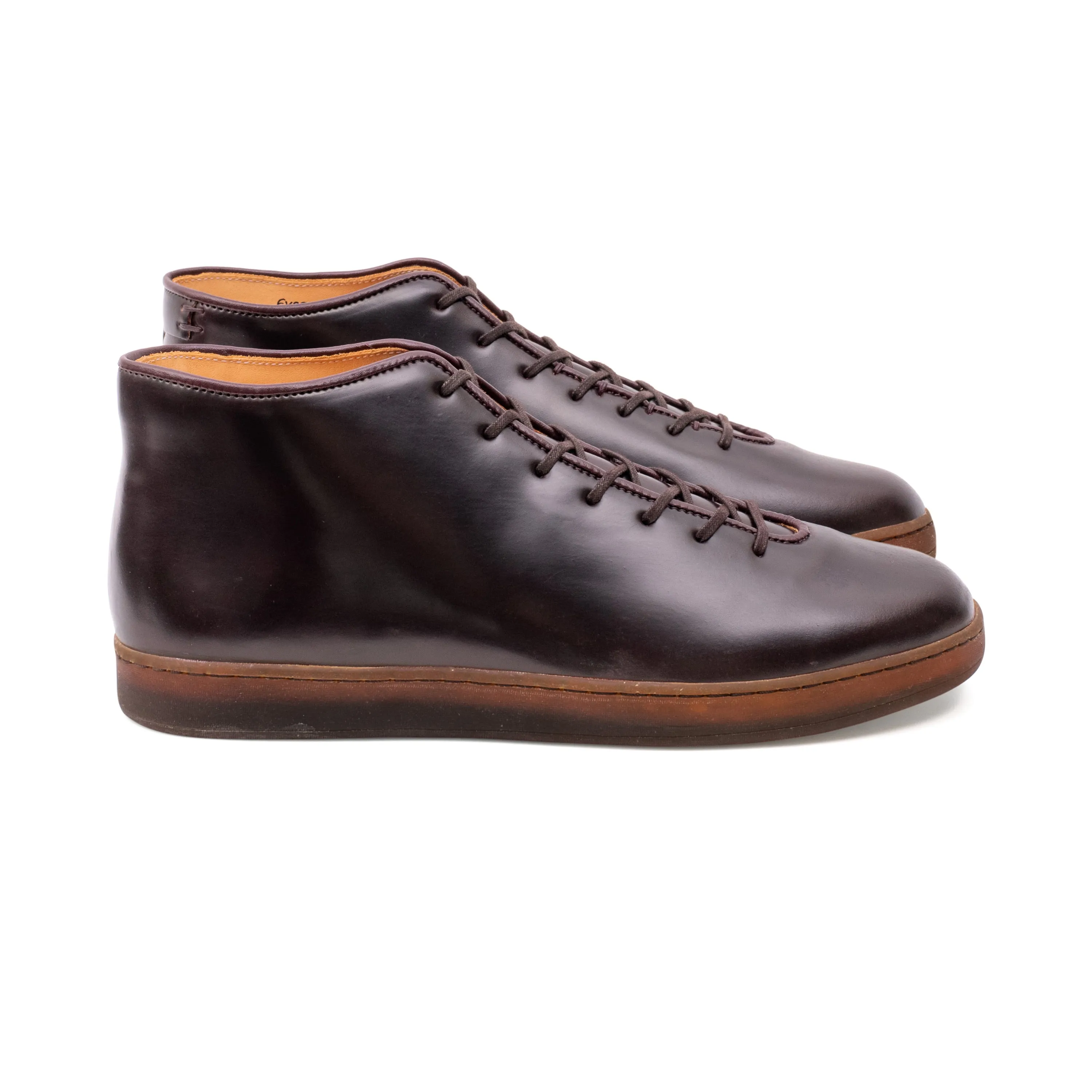 Everdon Wholecut Mid - Horween No 8 Shell Cordovan sold by Crown Northampton product image thumbnail 3