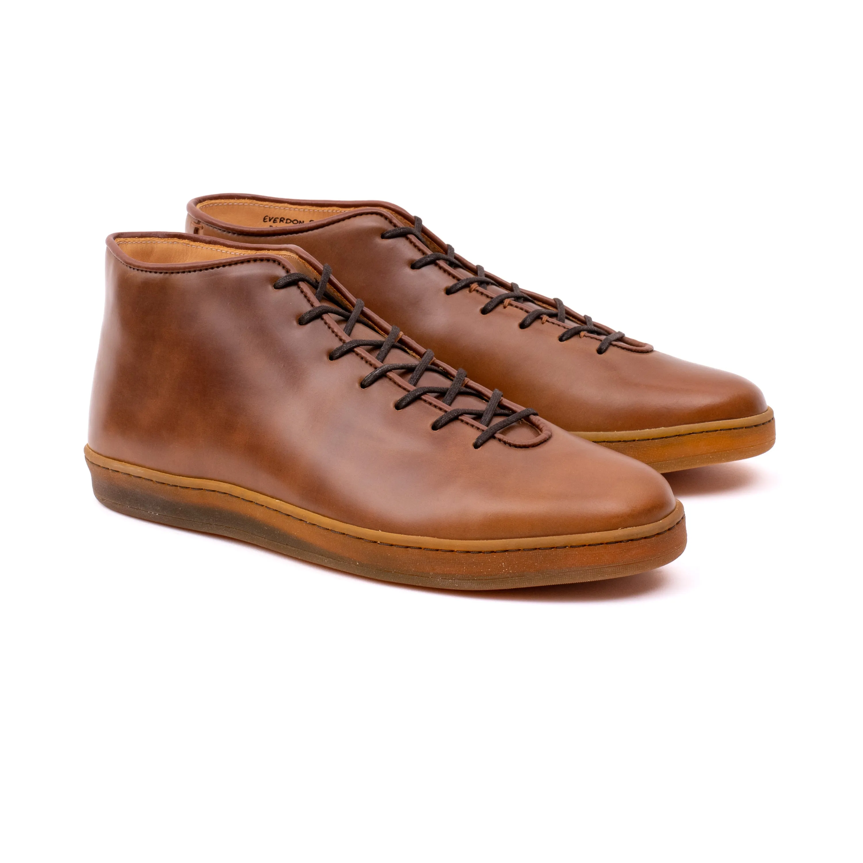 Everdon Wholecut Mid - Horween Bourbon Shell Cordovan sold by Crown Northampton product image thumbnail 4