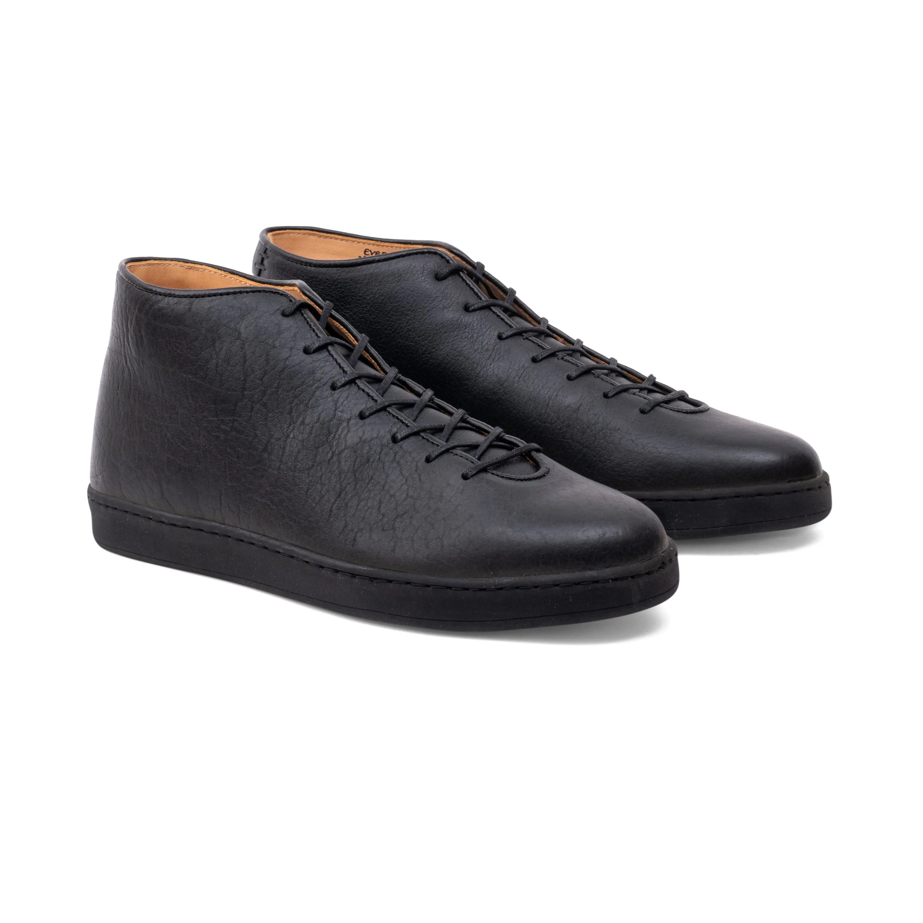 Everdon Wholecut Mid - Black Horween Buffalo sold by Crown Northampton product image thumbnail 5