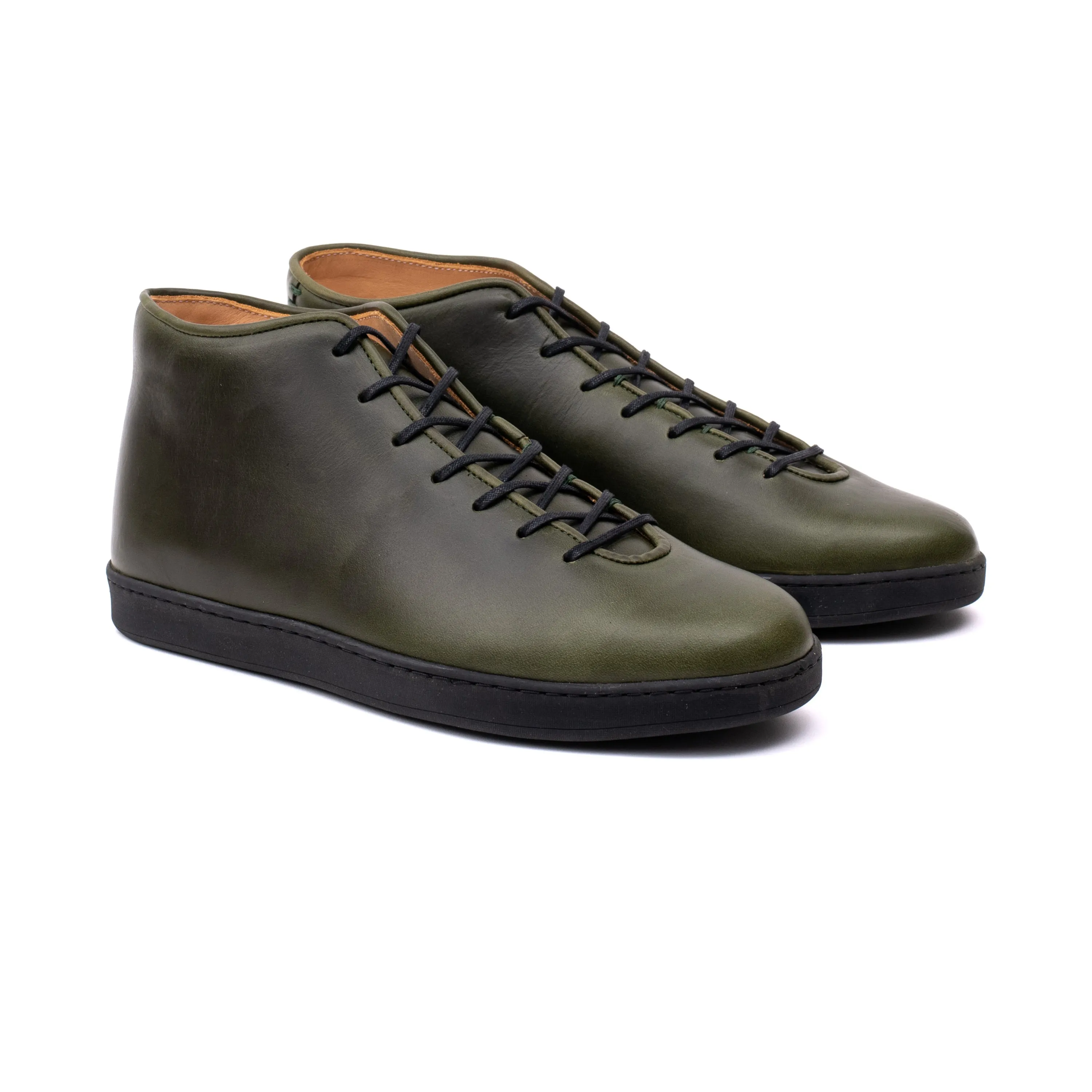 Everdon Wholecut Mid - Horween Forest Green Chromexcel sold by Crown Northampton product image thumbnail 4