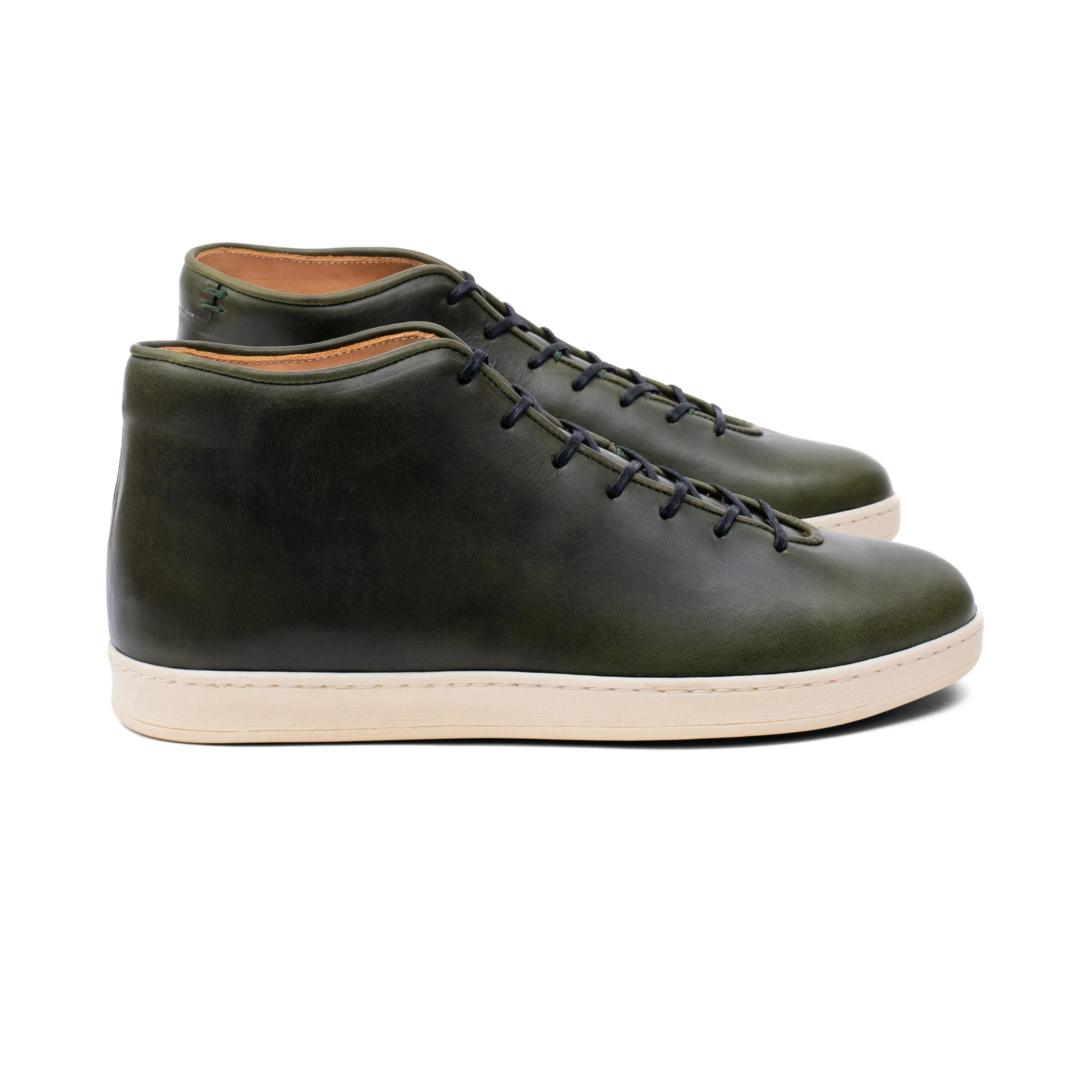 Everdon Wholecut Mid - Horween Forest Green Chromexcel sold by Crown Northampton product image thumbnail 3