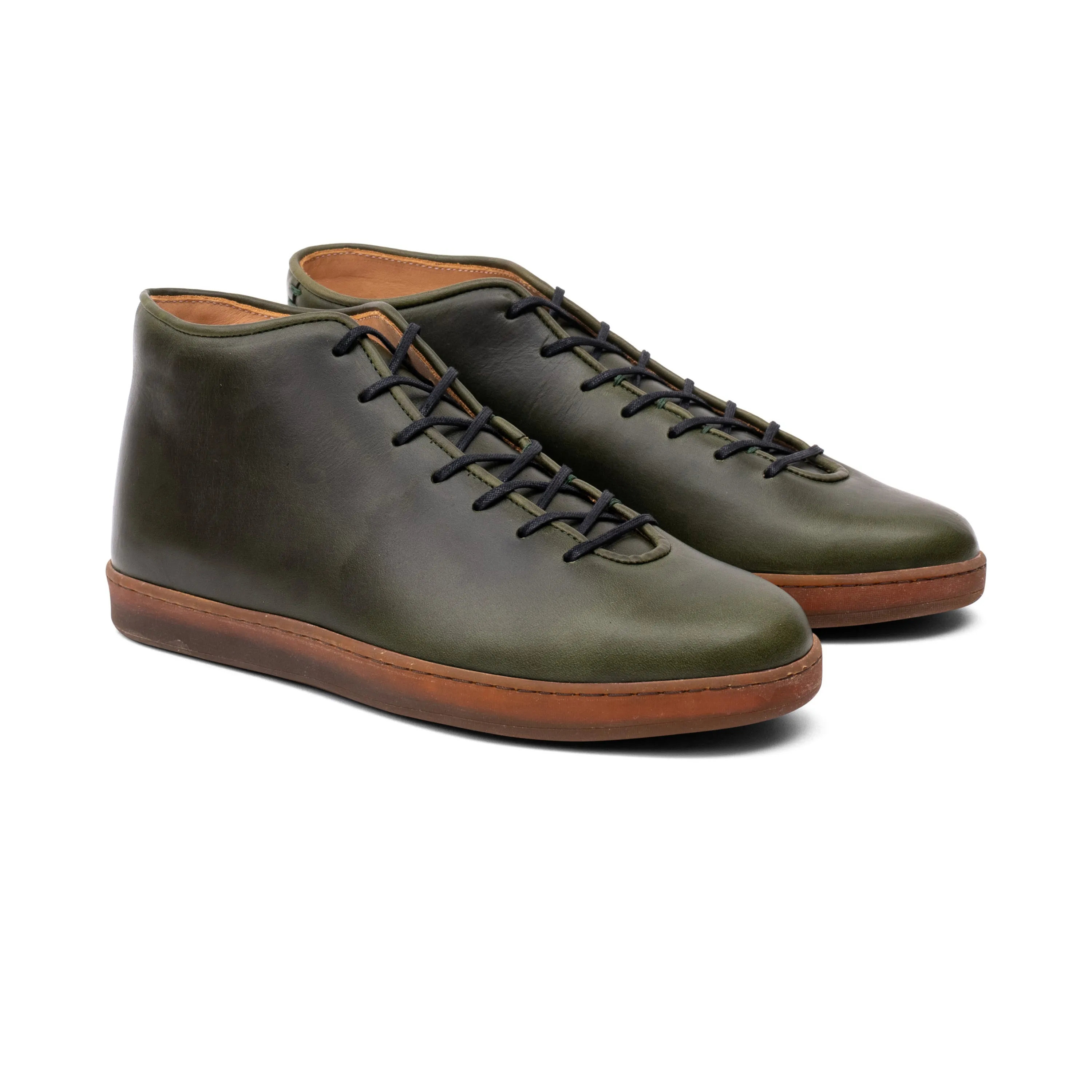 Everdon Wholecut Mid - Horween Forest Green Chromexcel sold by Crown Northampton product image thumbnail 5