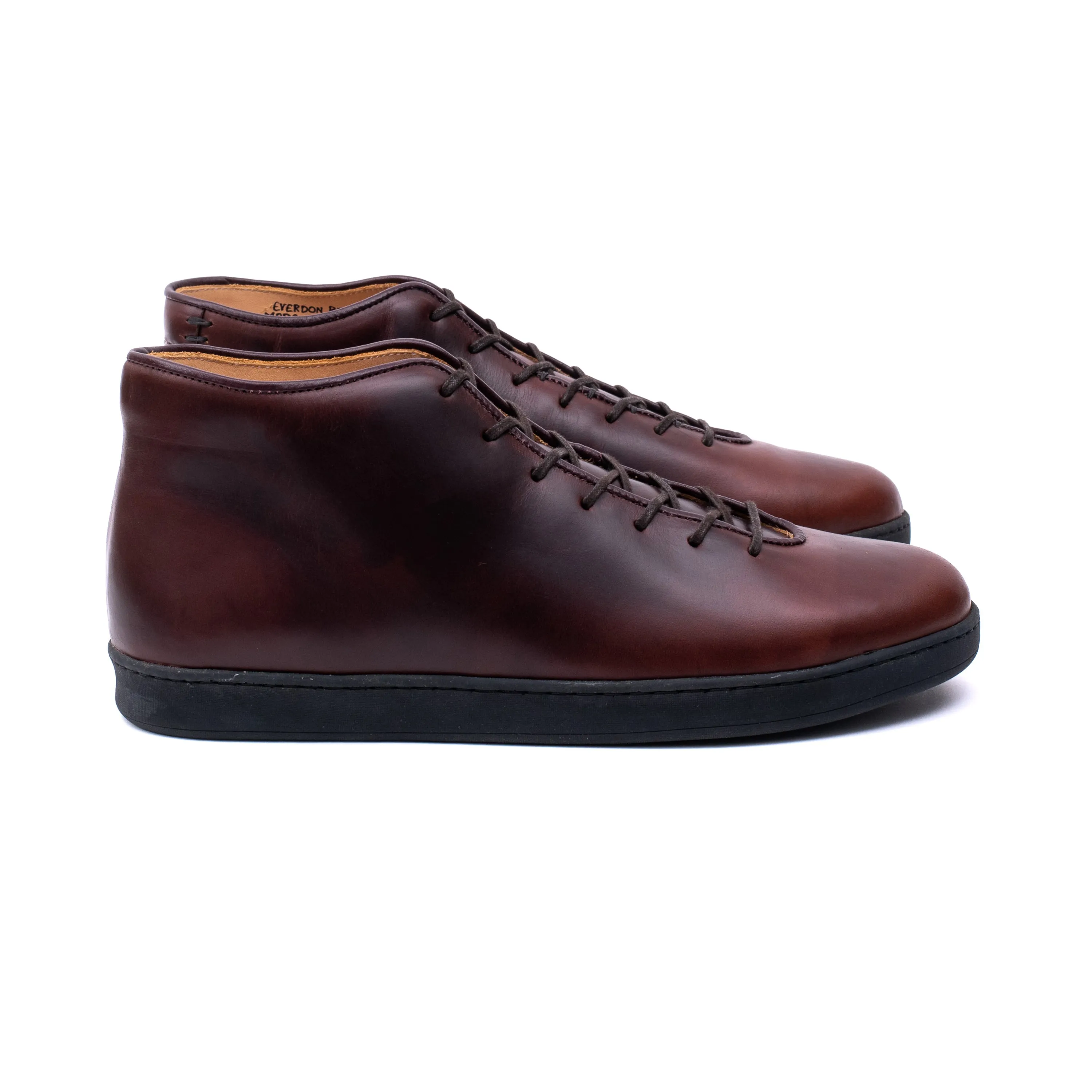 Everdon Wholecut Mid - Horween Brown Chromexcel sold by Crown Northampton