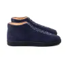 Everdon Wholecut Mid - Navy Scottish Deer Suede sold by Crown Northampton