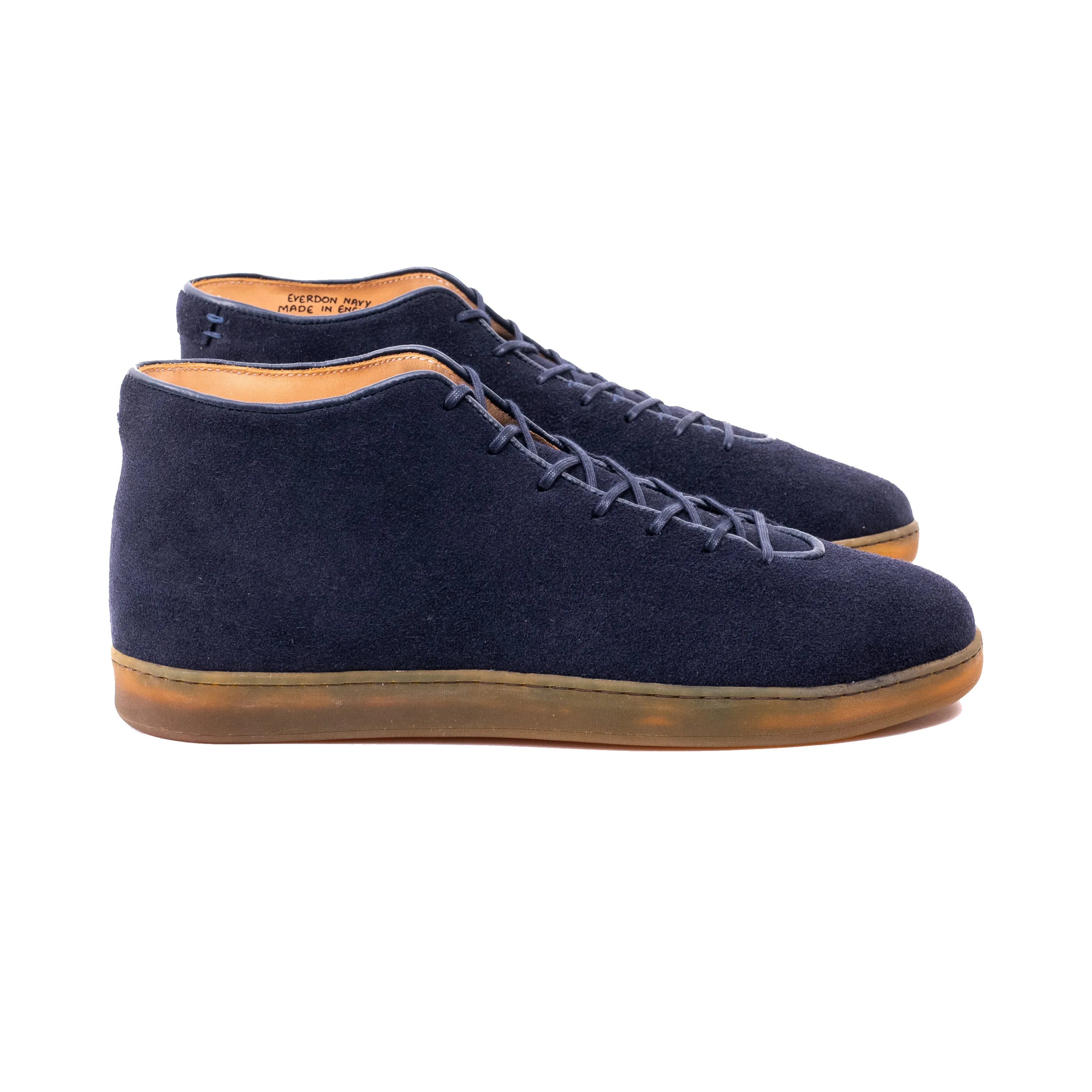 Everdon Wholecut Mid - Navy Scottish Deer Suede sold by Crown Northampton product image thumbnail 3