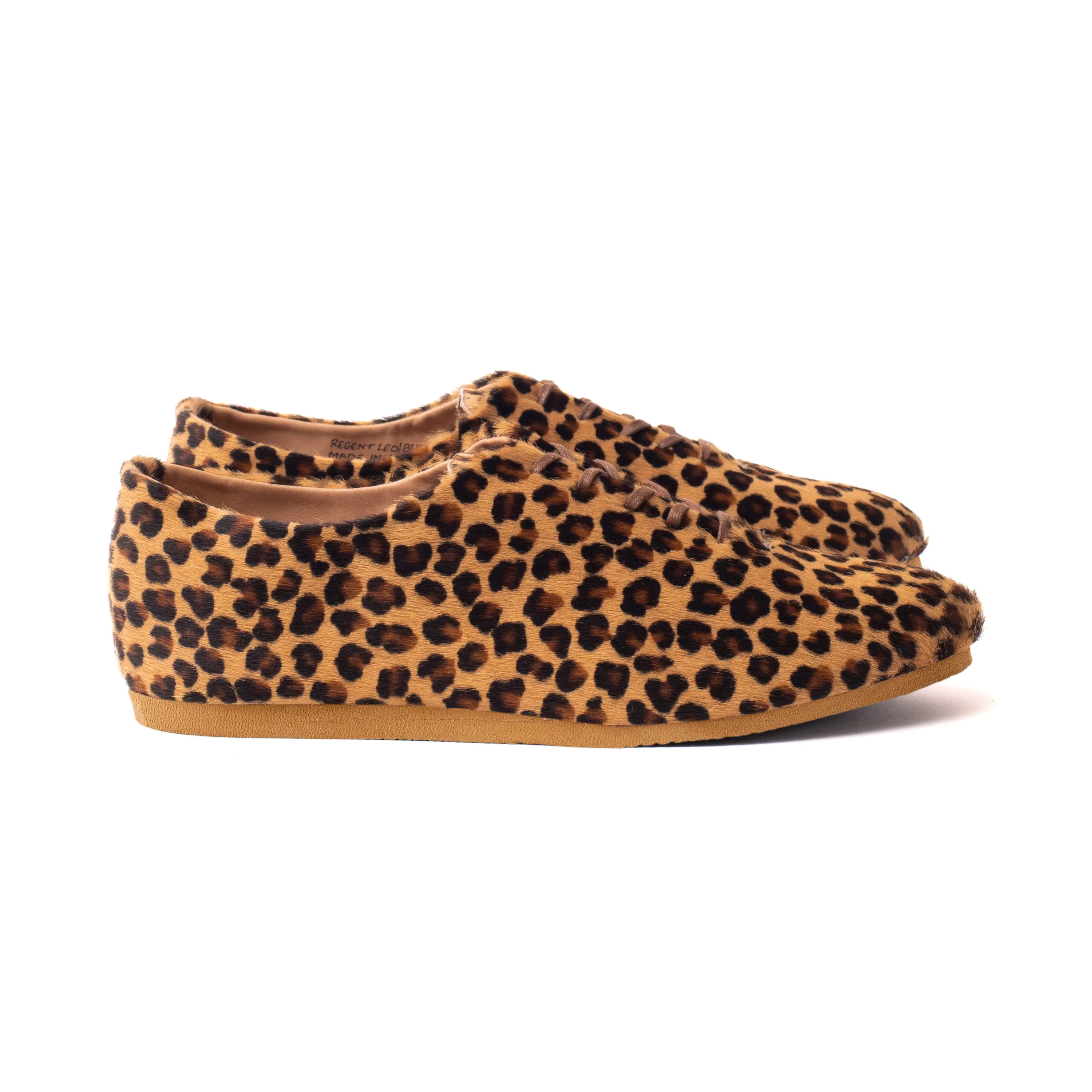 Regent Wholecut Shoe - Leopard Hair On sold by Crown Northampton