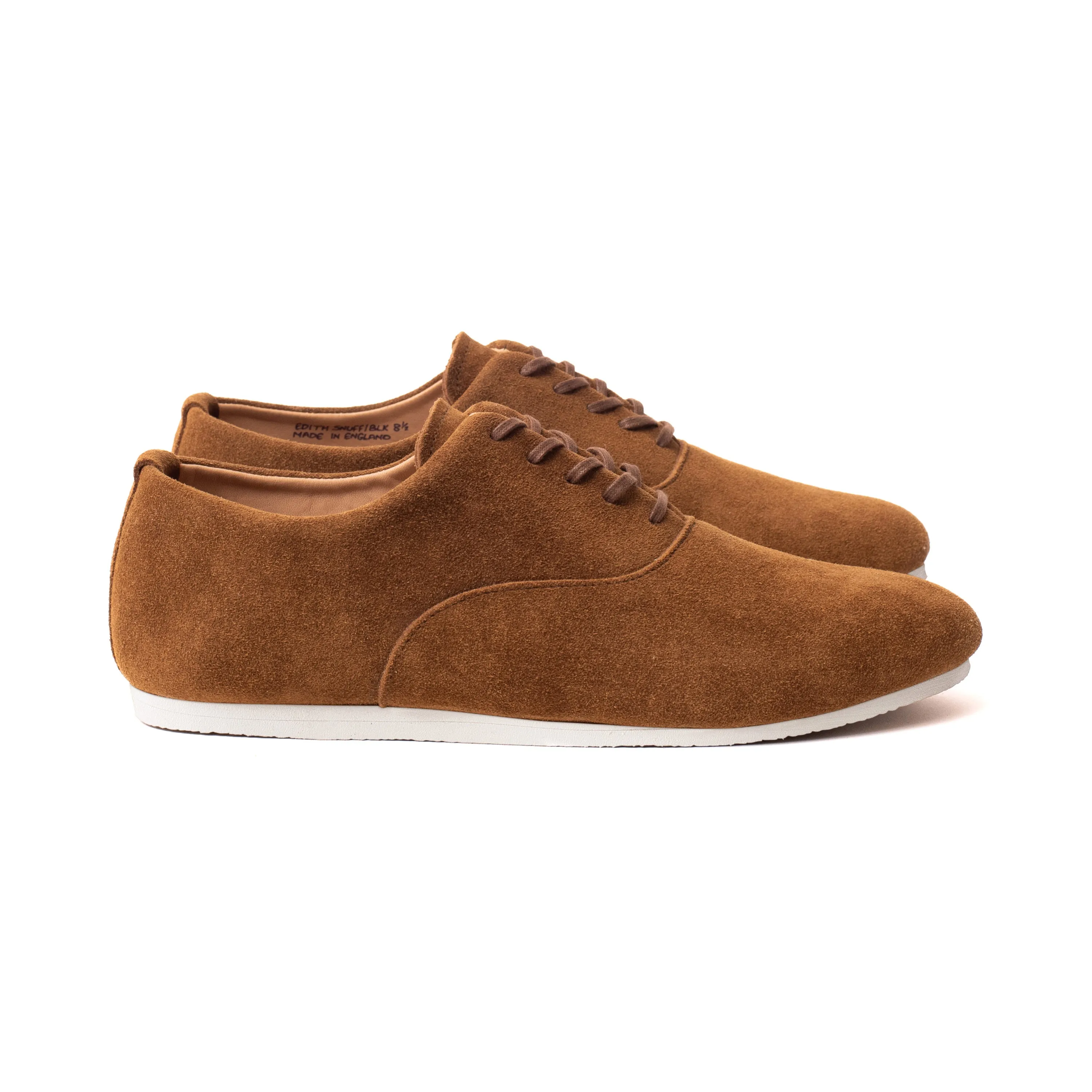 Talbot Oxford Shoe - Snuff Janus Calf Suede sold by Crown Northampton product image thumbnail 2
