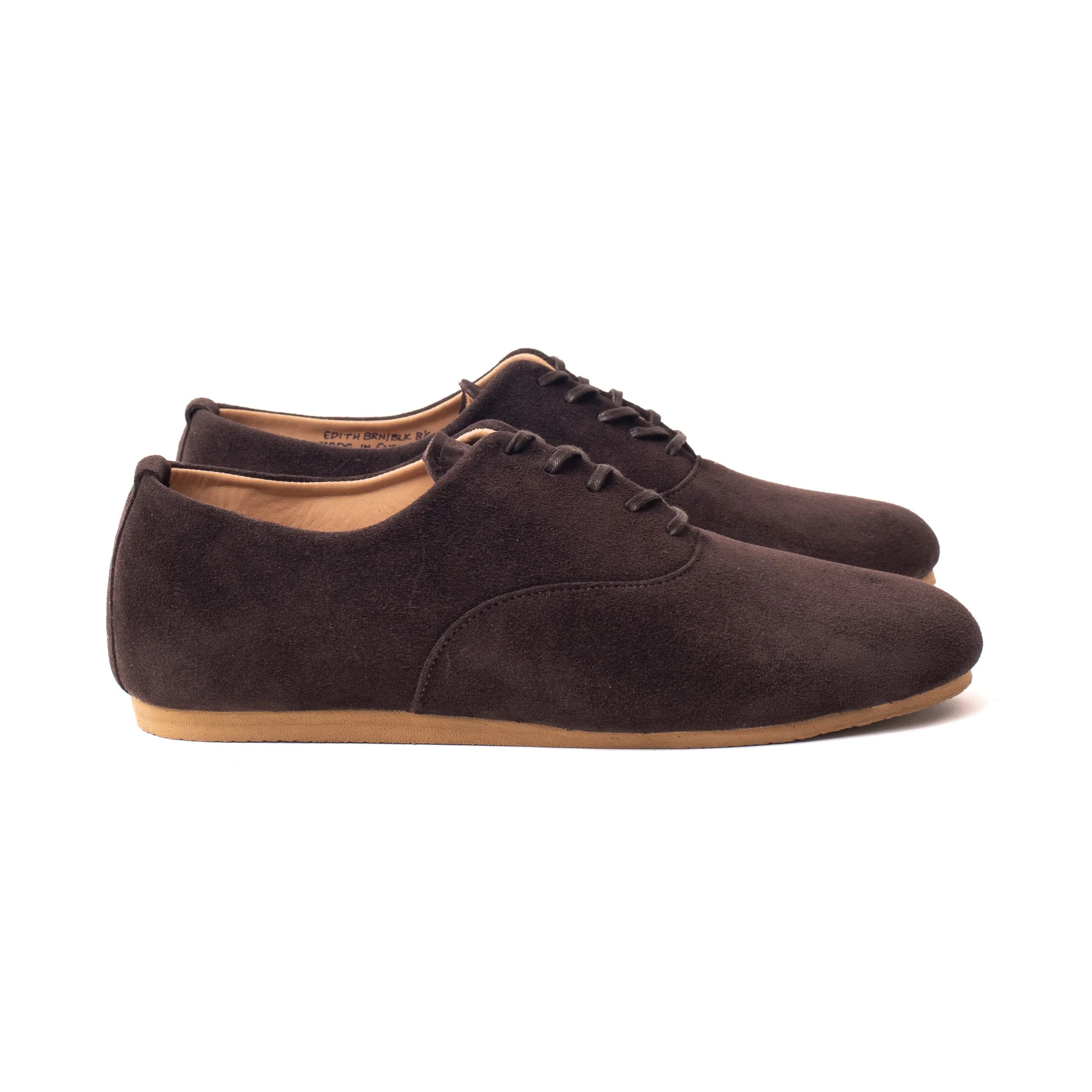 Talbot Oxford Shoe - Brown Janus Calf Suede sold by Crown Northampton product image thumbnail 3