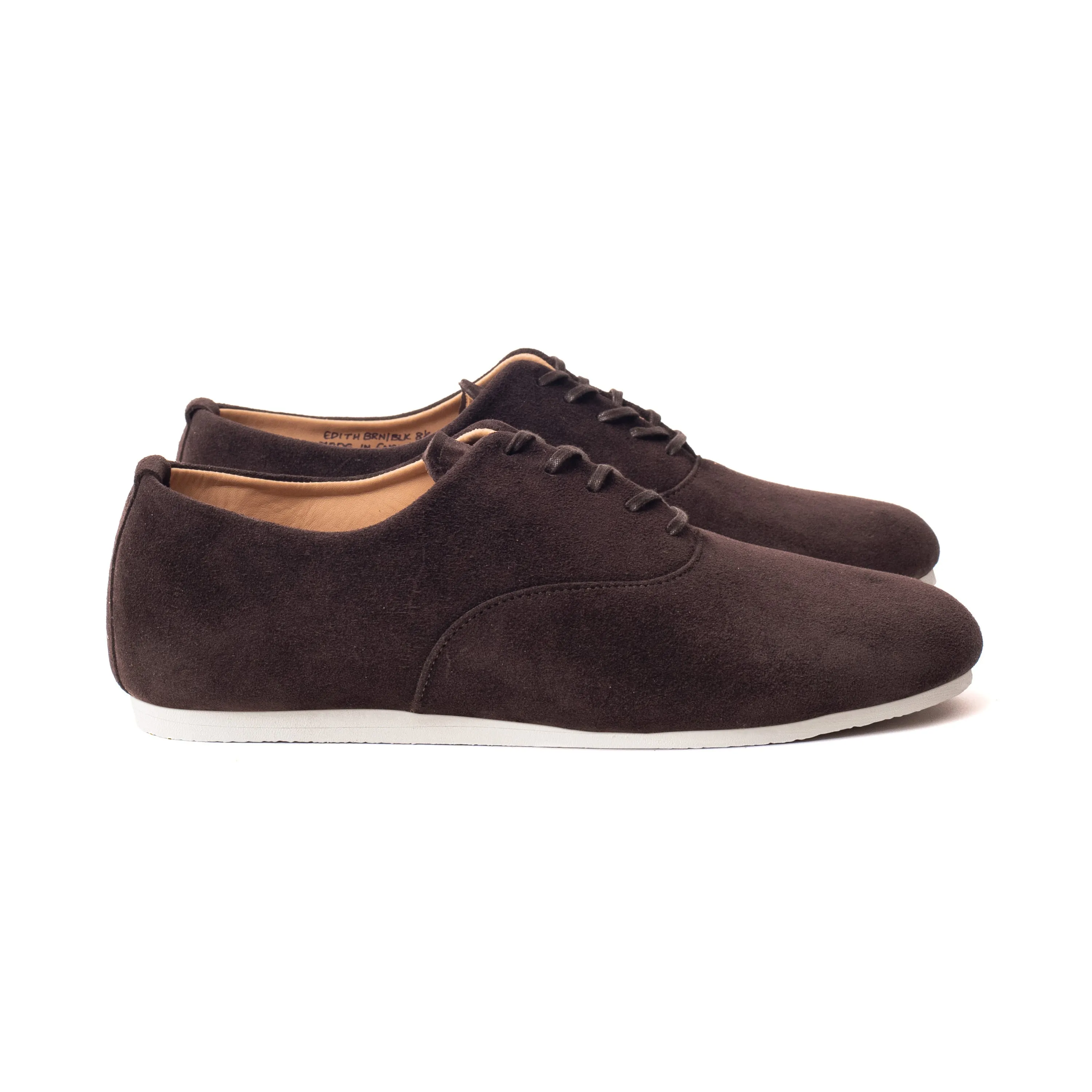 Talbot Oxford Shoe - Brown Janus Calf Suede sold by Crown Northampton product image thumbnail 2