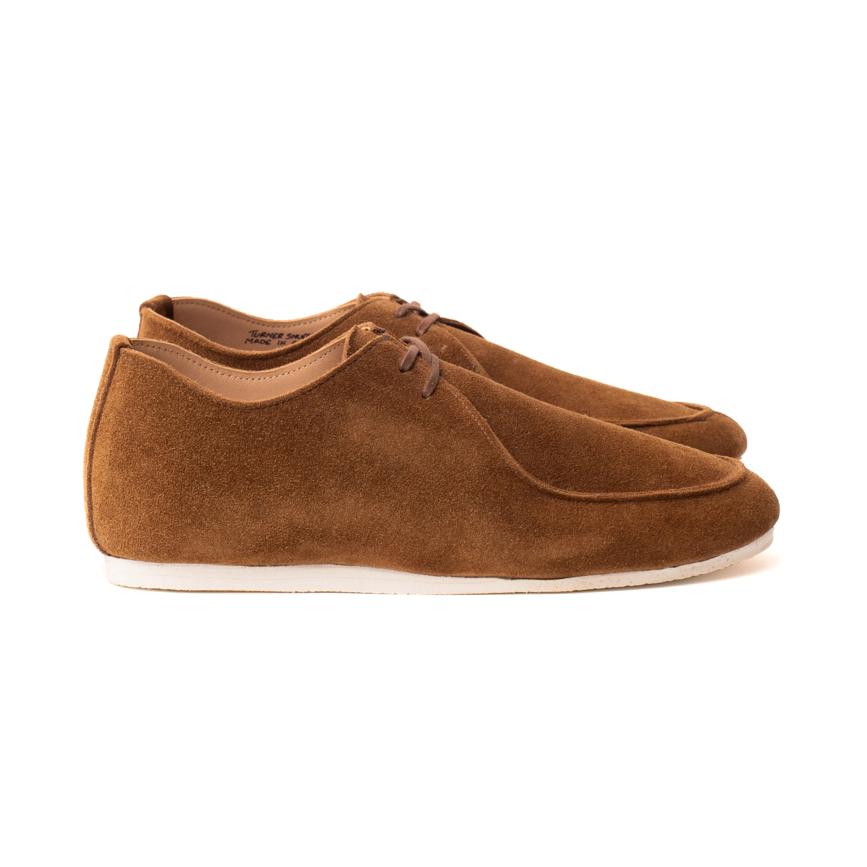 Turner Apron Shoe - Snuff Janus Calf Suede sold by Crown Northampton product image thumbnail 2