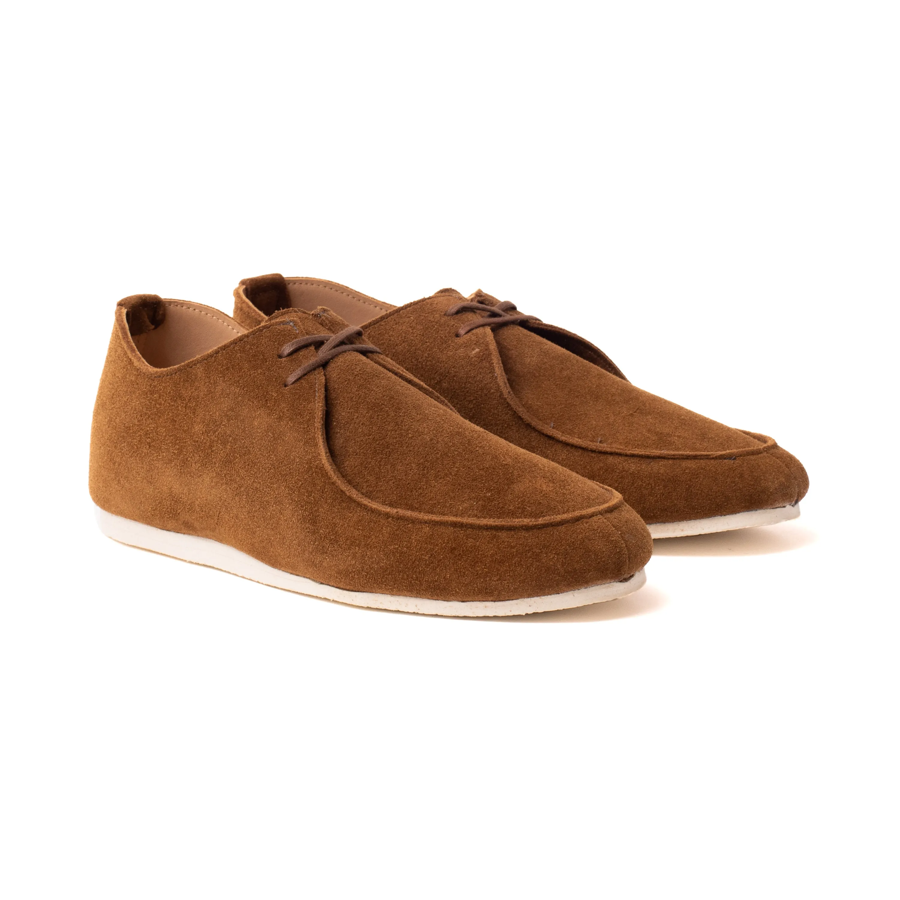 Turner Apron Shoe - Snuff Janus Calf Suede sold by Crown Northampton product image thumbnail 5