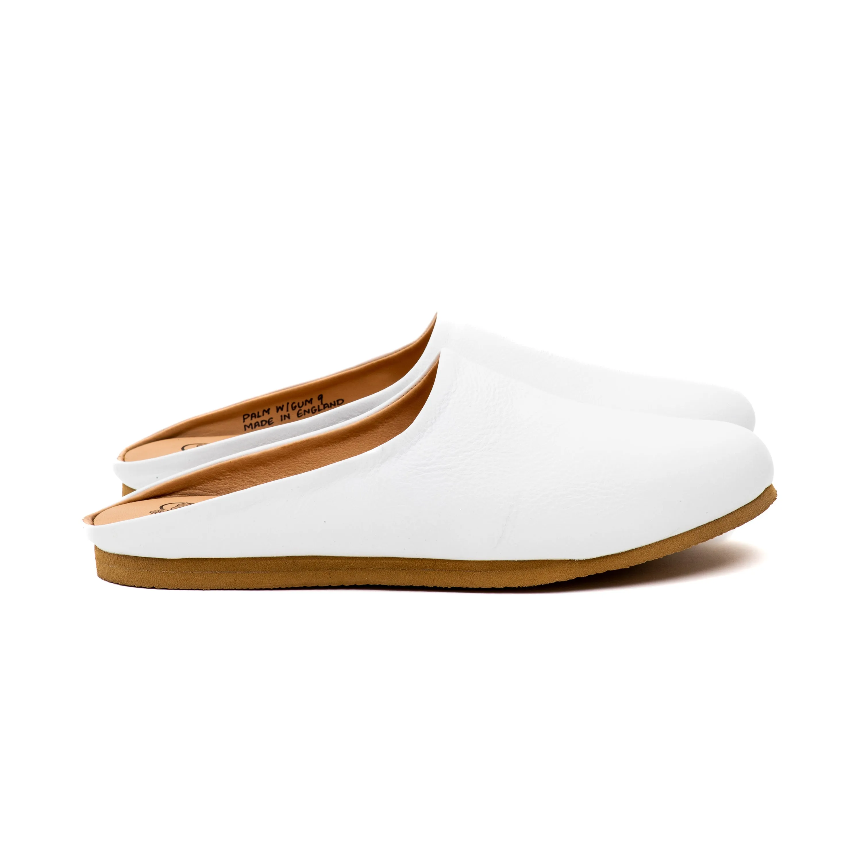 Palmerston Mule - White Calf Leather sold by Crown Northampton product image thumbnail 2