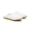 Palmerston Mule - White Calf Leather sold by Crown Northampton