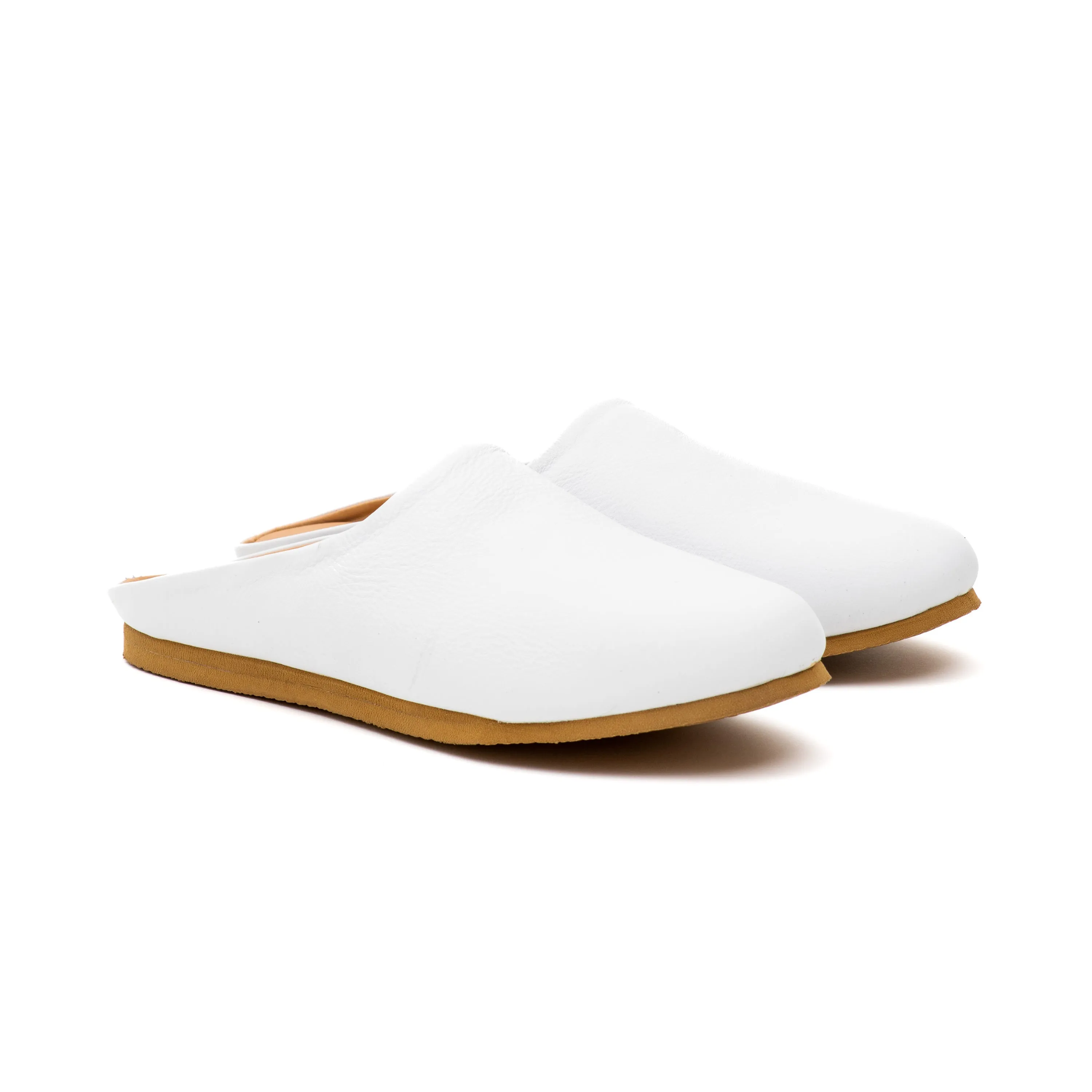 Palmerston Mule - White Calf Leather sold by Crown Northampton product image thumbnail 5