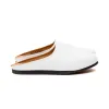 Palmerston Mule - White Calf Leather sold by Crown Northampton