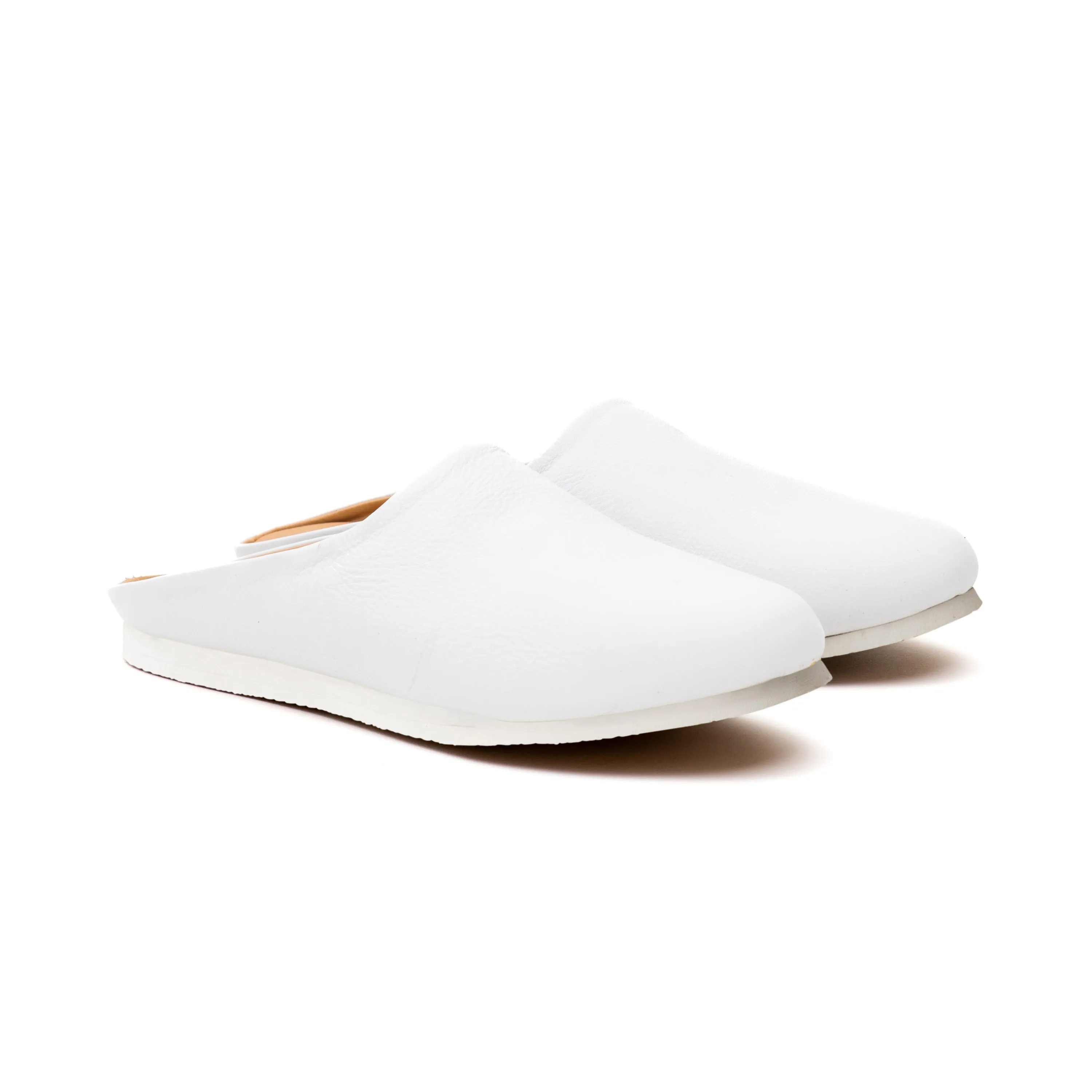 Palmerston Mule - White Calf Leather sold by Crown Northampton product image thumbnail 4
