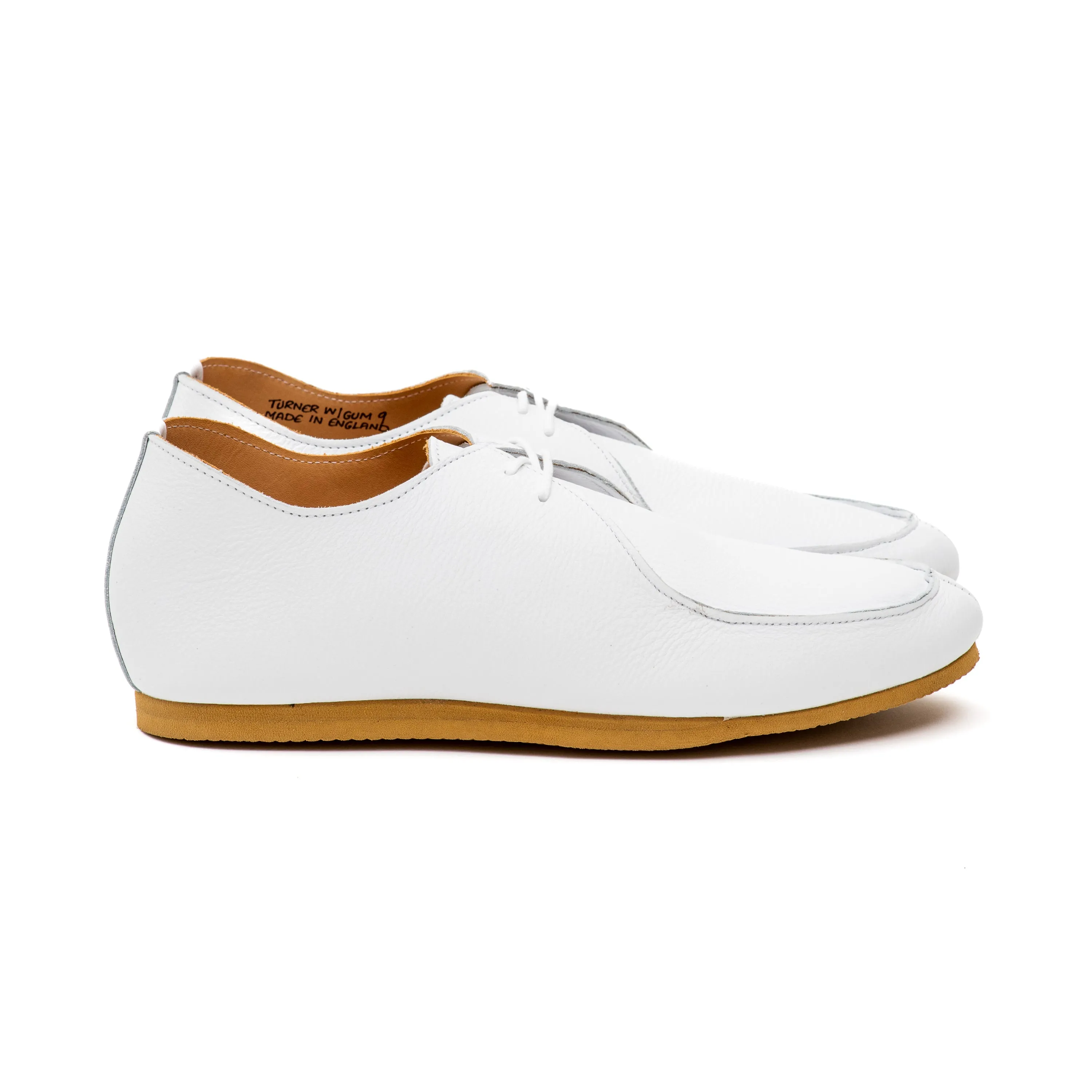Turner Apron Shoe - White Calf sold by Crown Northampton product image thumbnail 2