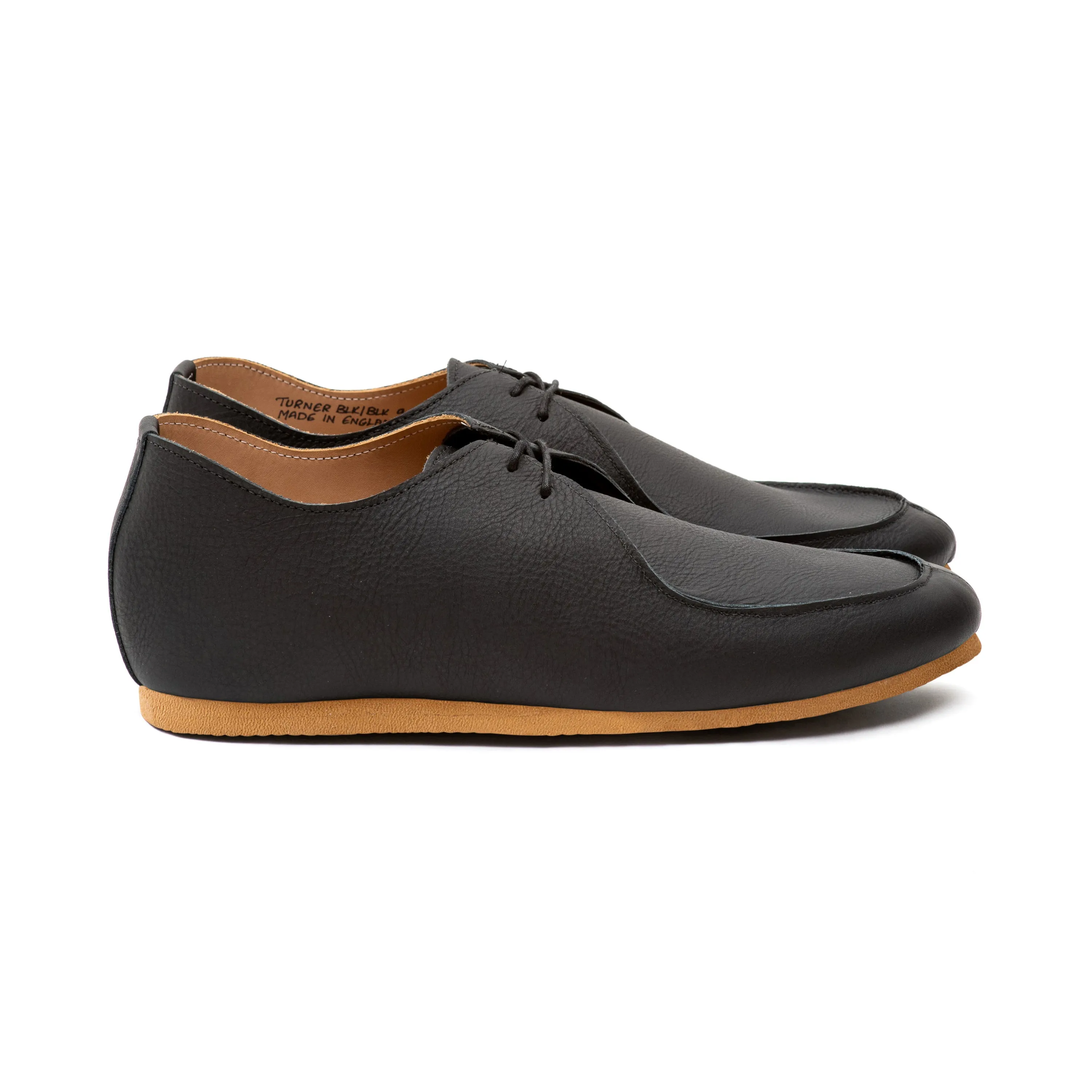 Turner Apron Shoe - Black Calf sold by Crown Northampton product image thumbnail 3