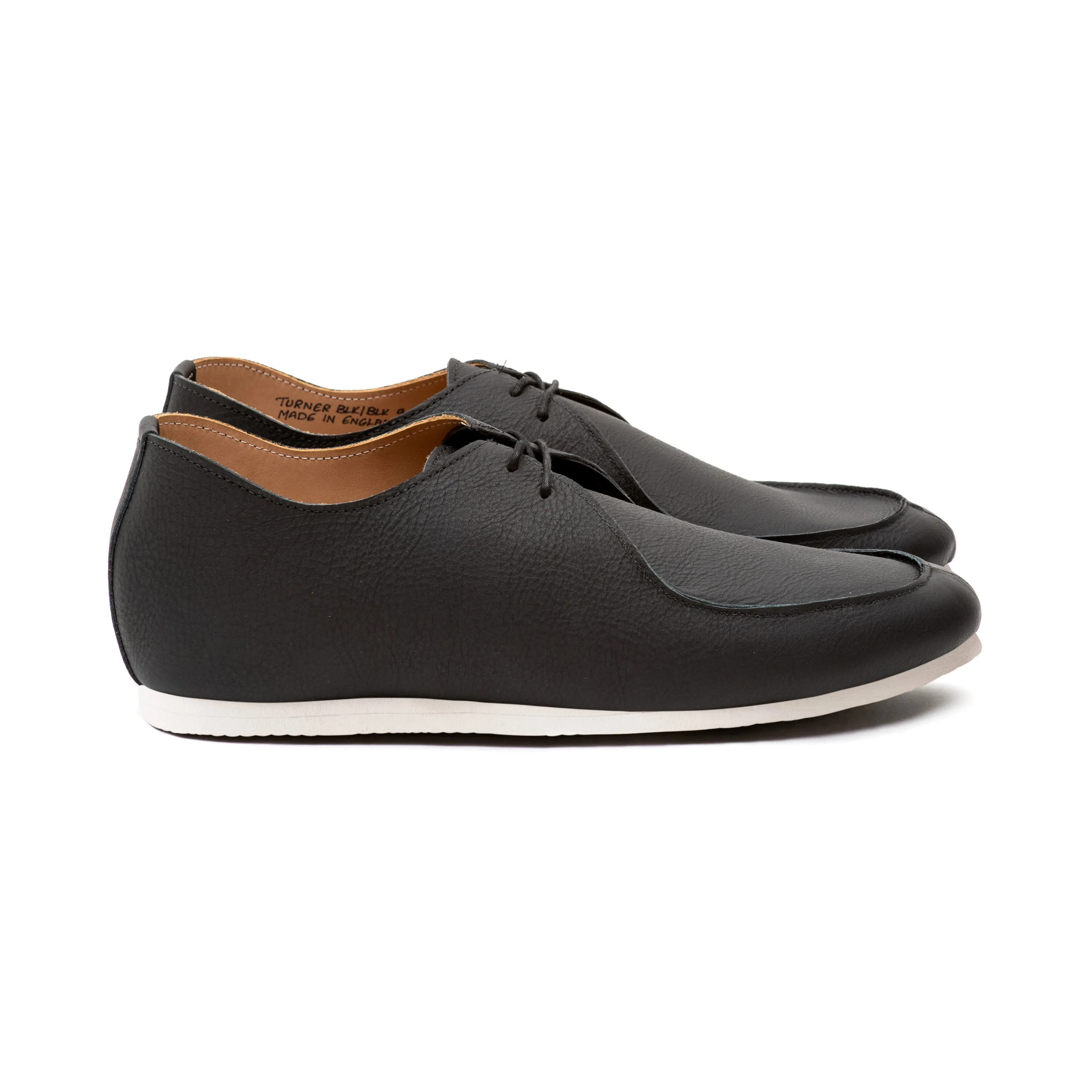 Turner Apron Shoe - Black Calf sold by Crown Northampton product image thumbnail 2