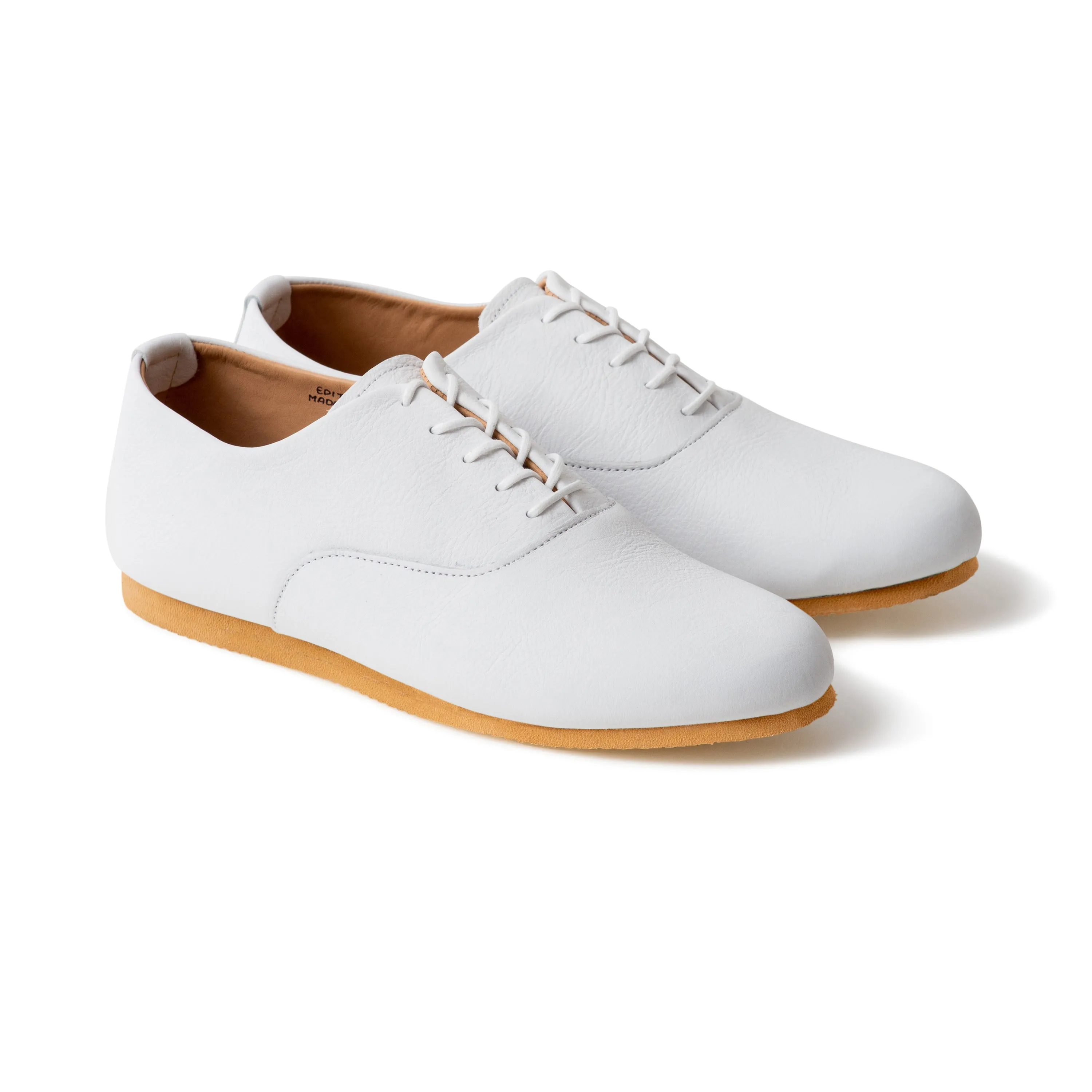 Talbot Oxford Shoe - White Calf sold by Crown Northampton product image thumbnail 5