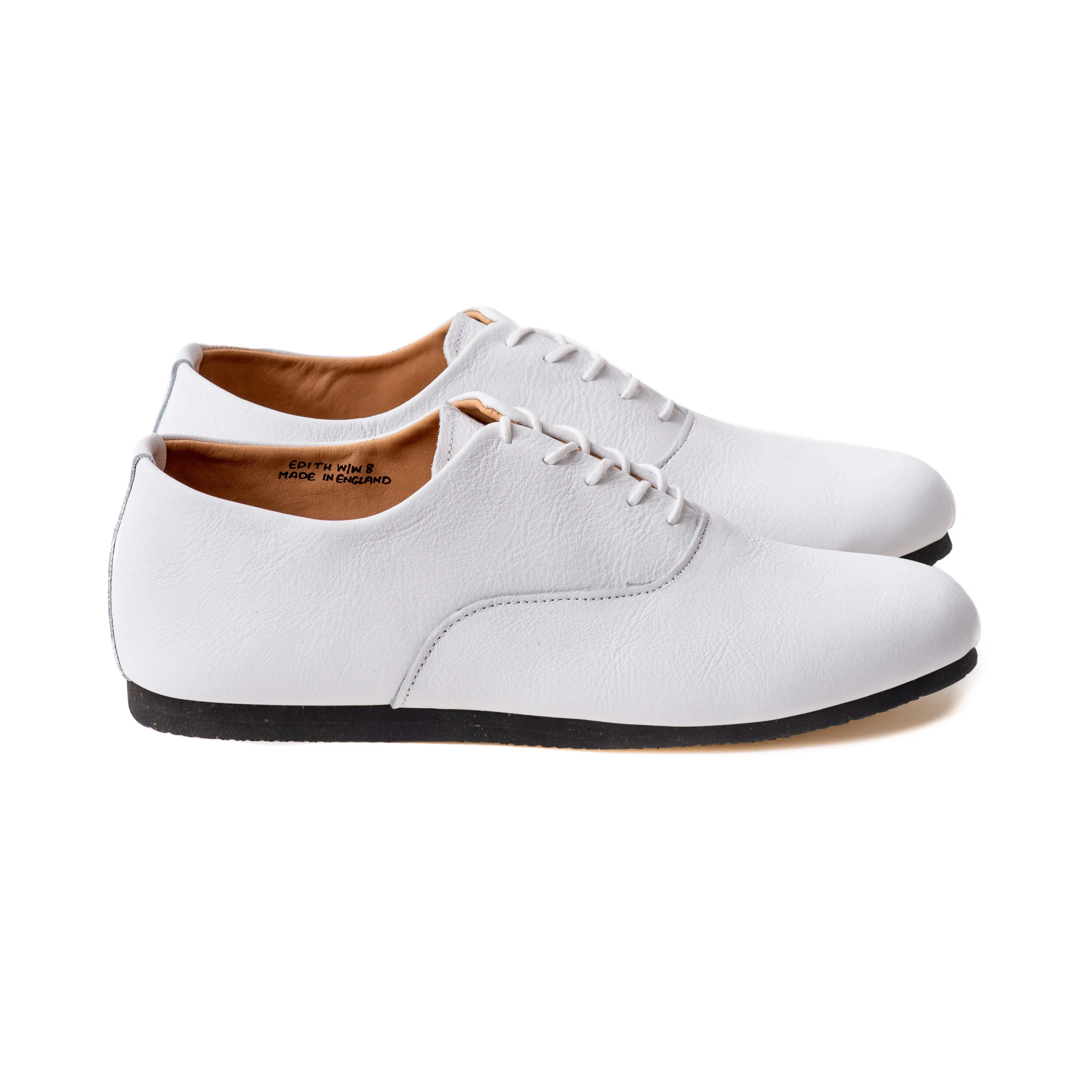 Talbot Oxford Shoe - White Calf sold by Crown Northampton product image thumbnail 3