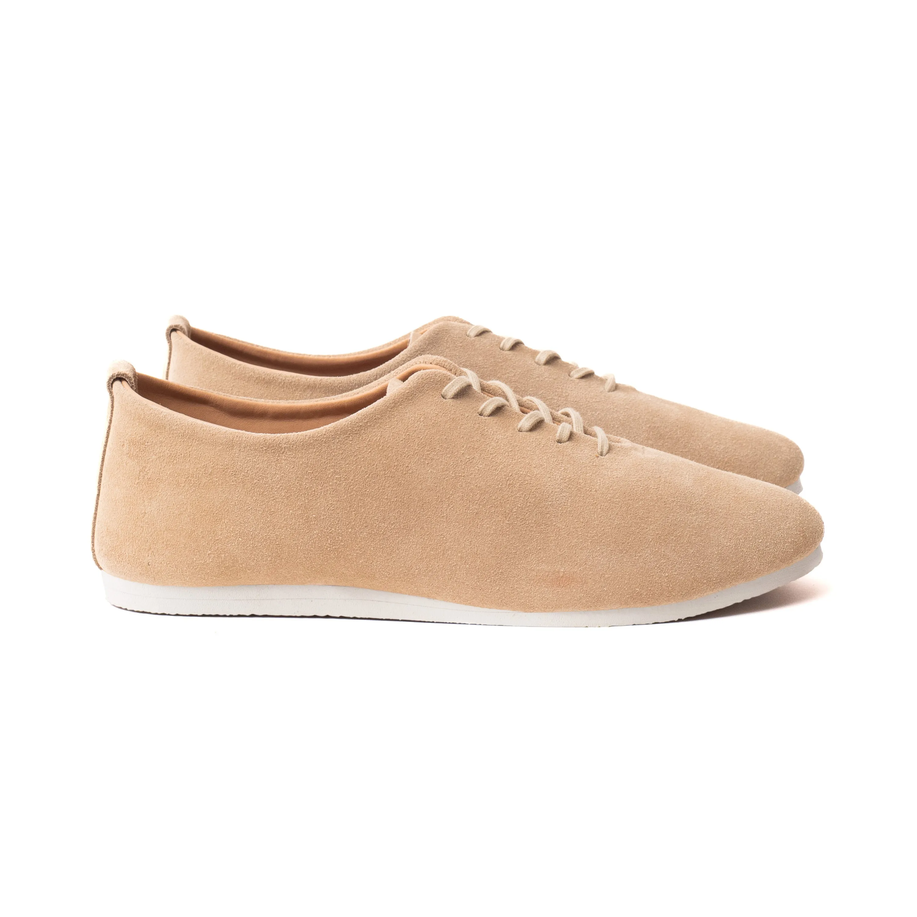 Regent Wholecut Shoe - Sand Janus Calf Suede sold by Crown Northampton product image thumbnail 2