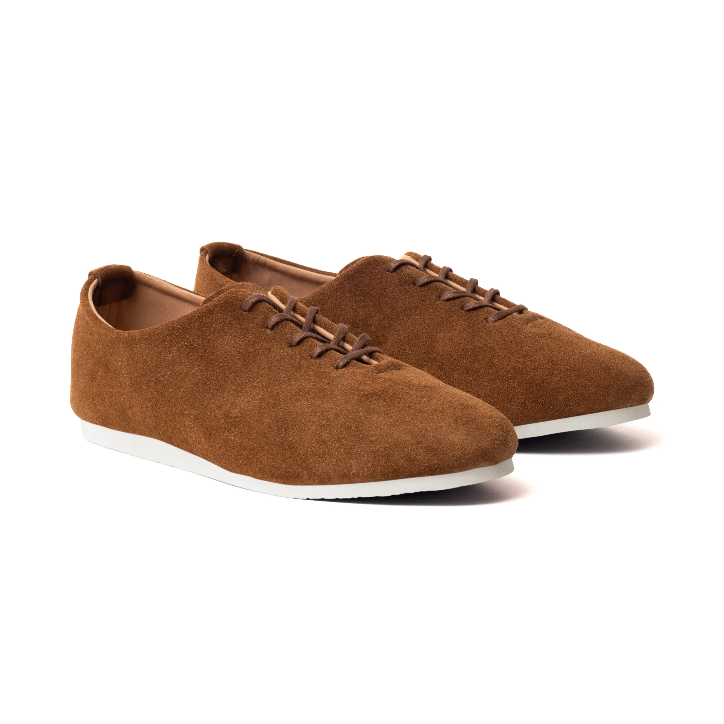 Regent Wholecut Shoe - Snuff Janus Calf Suede sold by Crown Northampton product image thumbnail 5